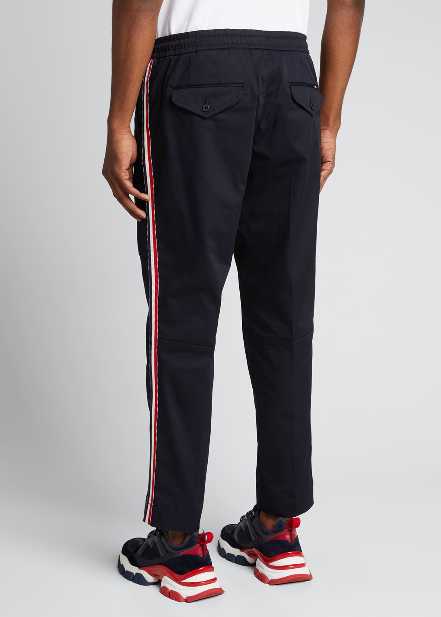 pants with side stripe mens