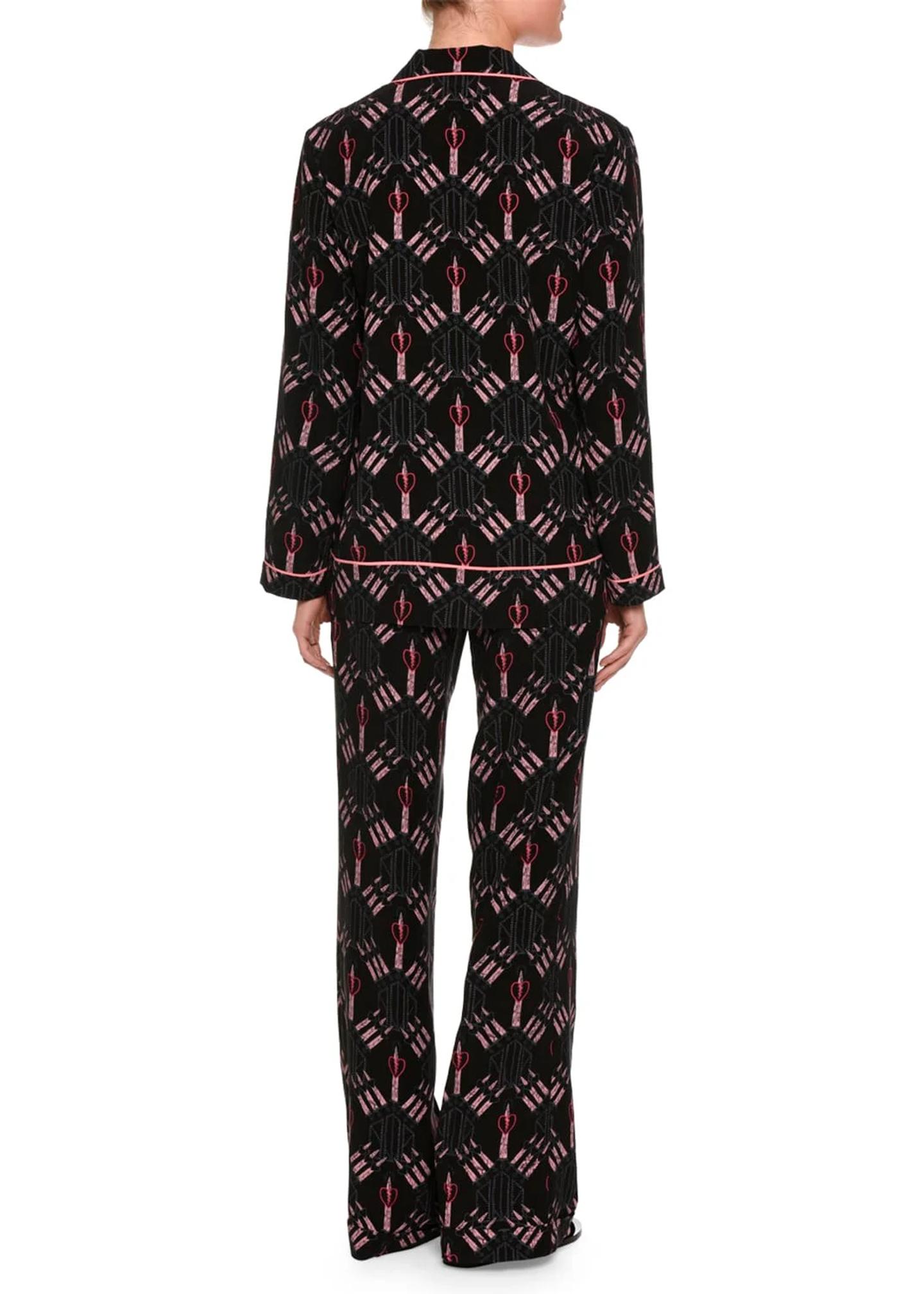 valentino floral embroidered crochet shirt