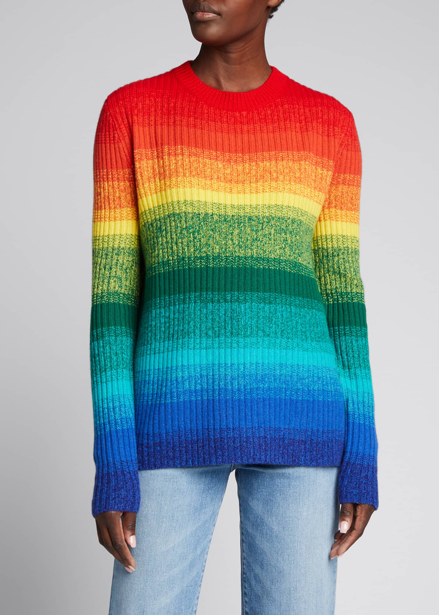 elder statesman rainbow sweatpants