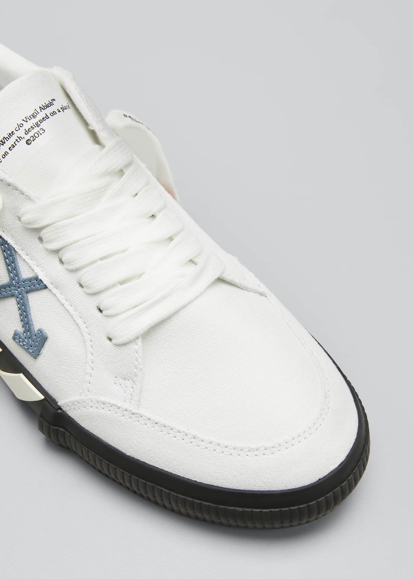 vulcanized new arrow canvas stripe sneakers
