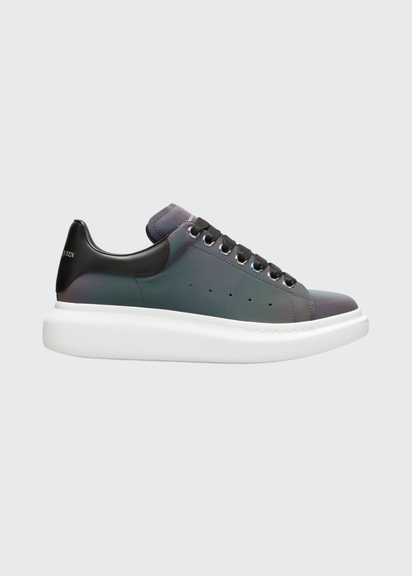 Alexander McQueen Men's Larry Oversized Iridescent Sneakers - Bergdorf ...