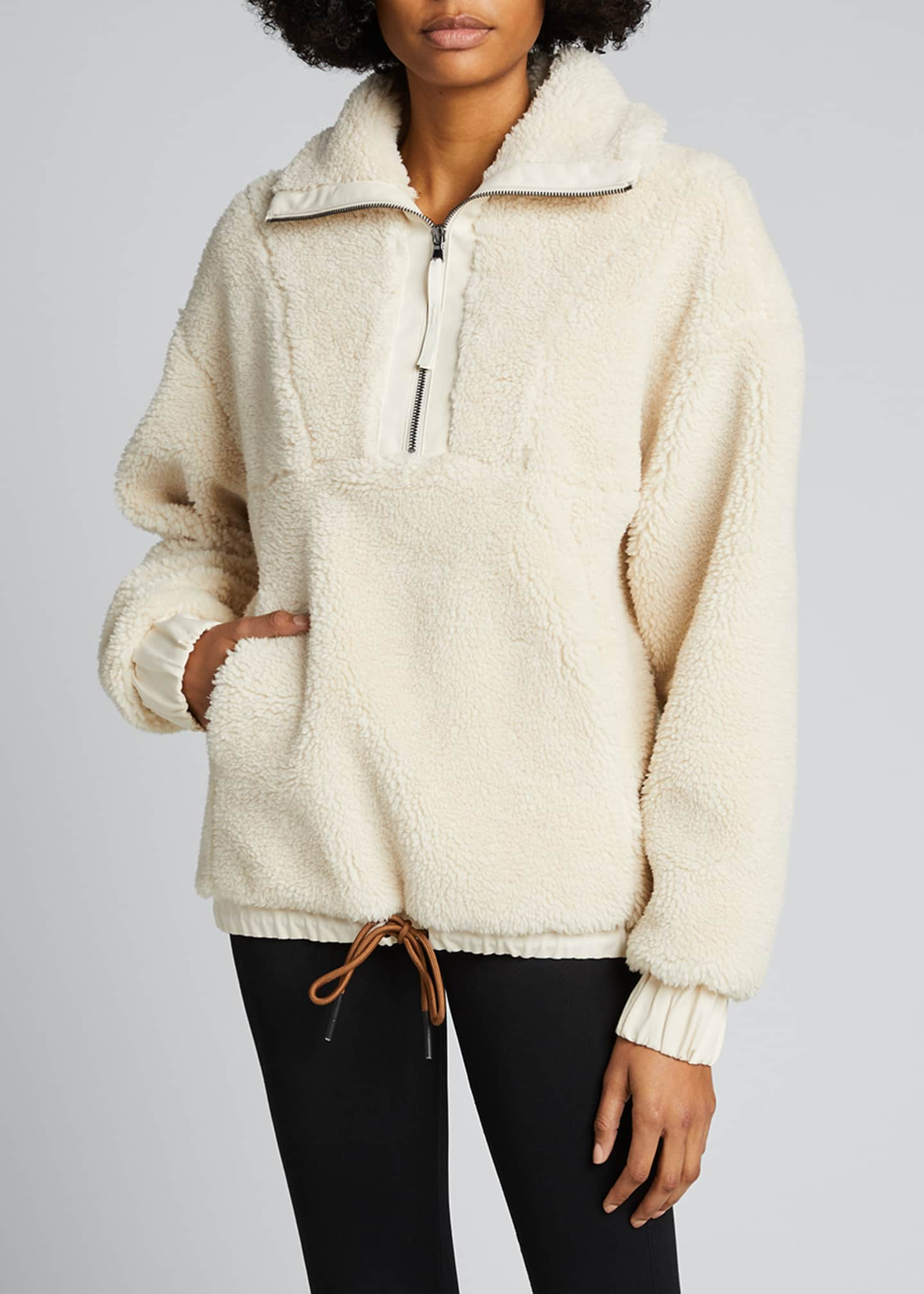 Varley Appleton Half-Zip Sherpa Pullover - Bergdorf Goodman