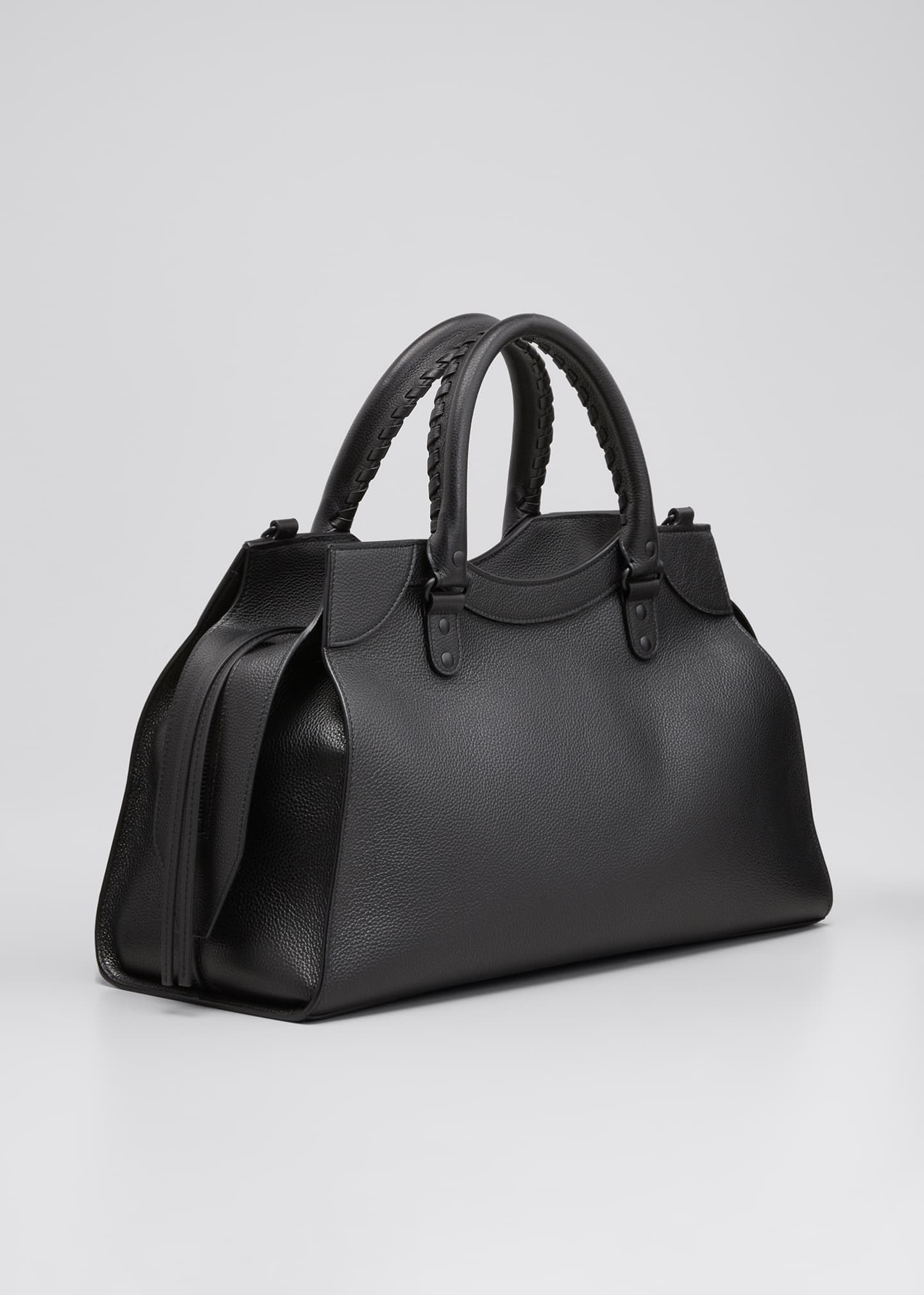 Balenciaga Neo Classic City Grained Medium Leather Satchel Bag ...