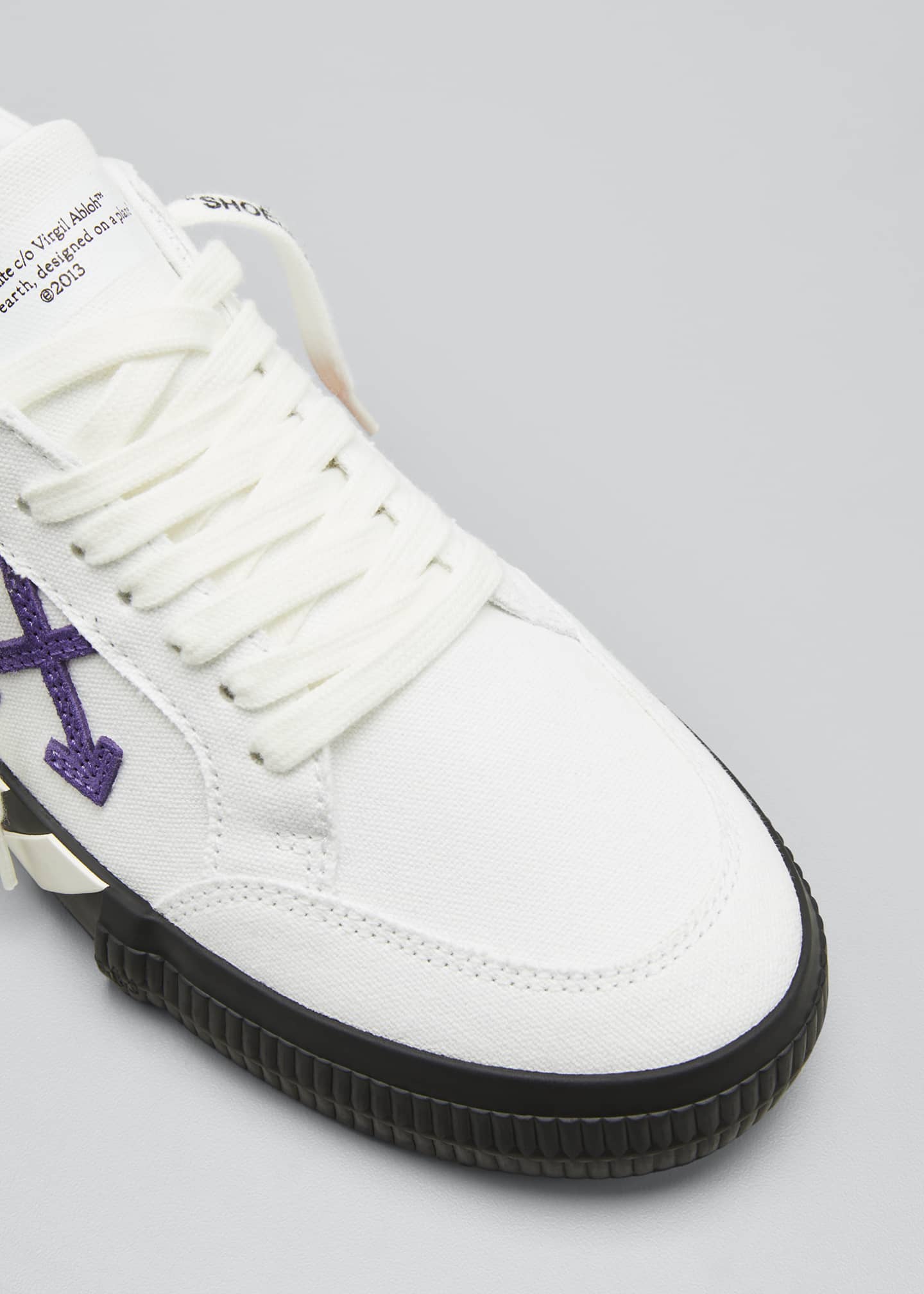 vulcanized new arrow canvas stripe sneakers