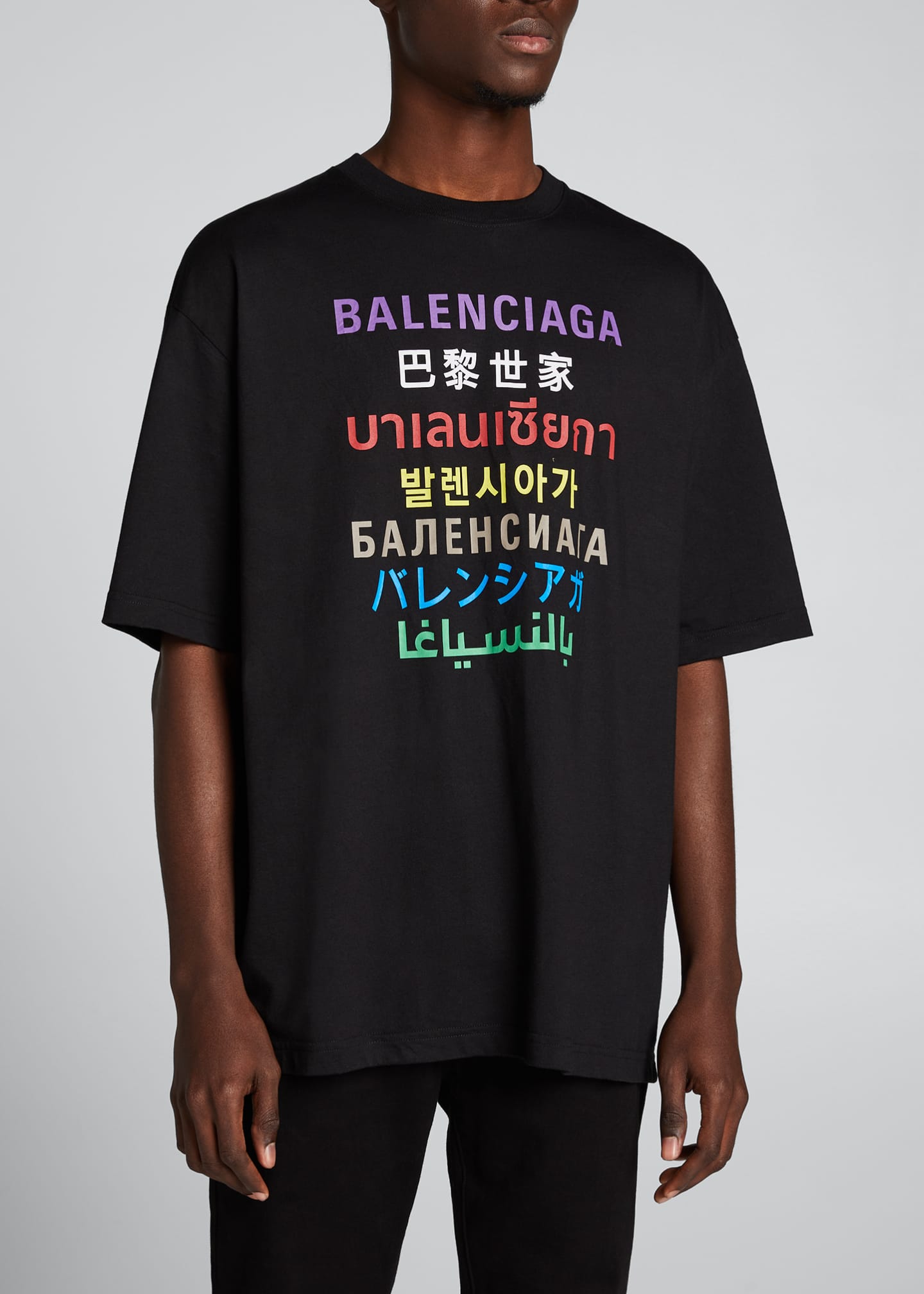 balenciaga t shirt sizing