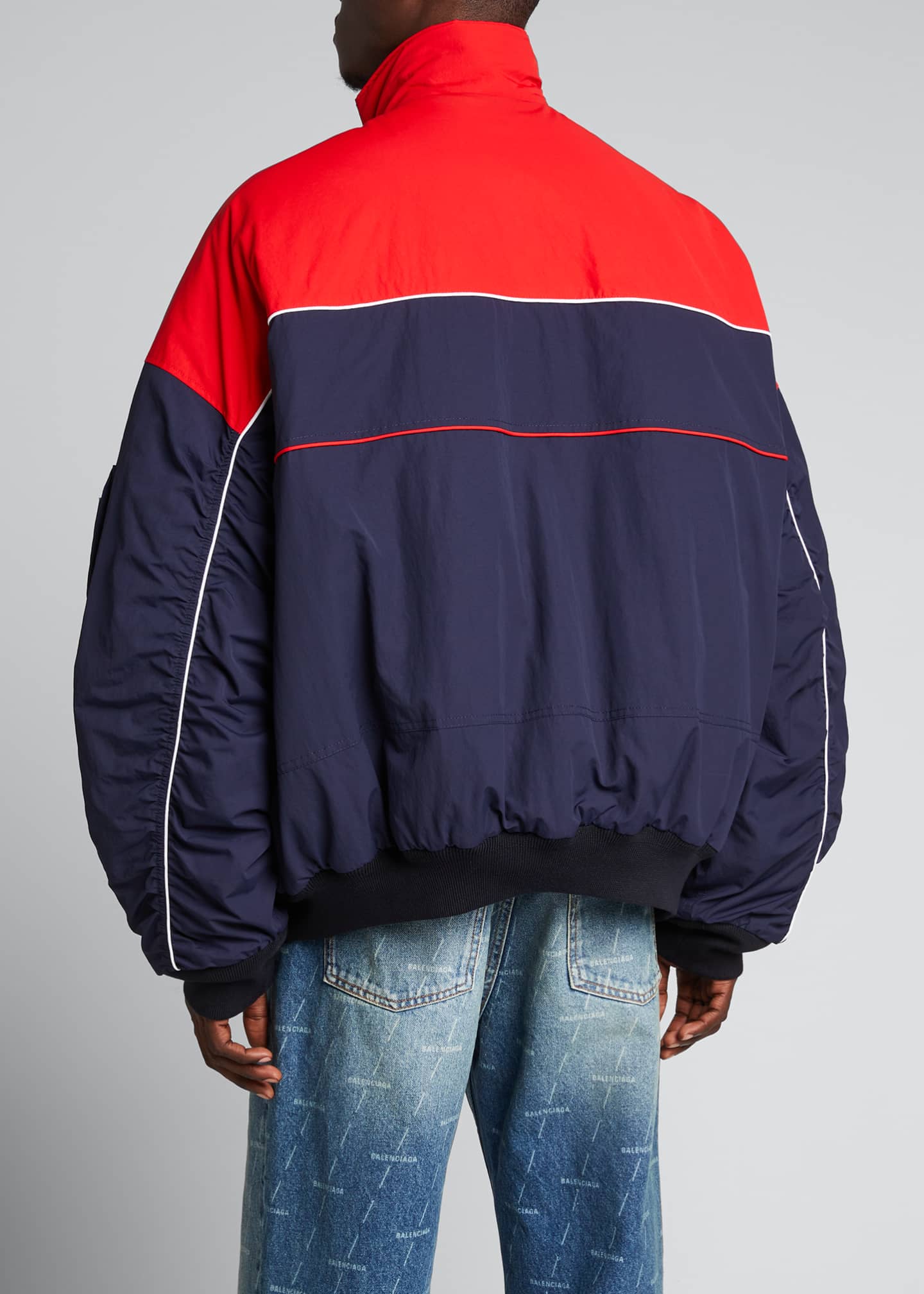 balenciaga color block jacket