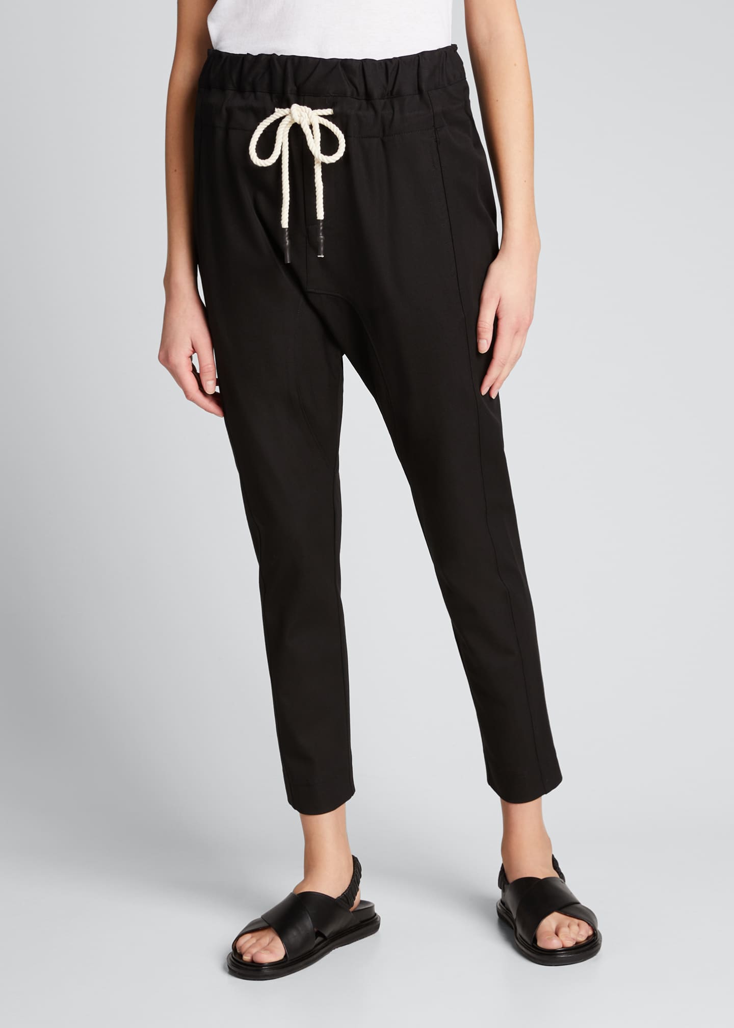 Bassike Relaxed Stretch Twill Pants - Bergdorf Goodman