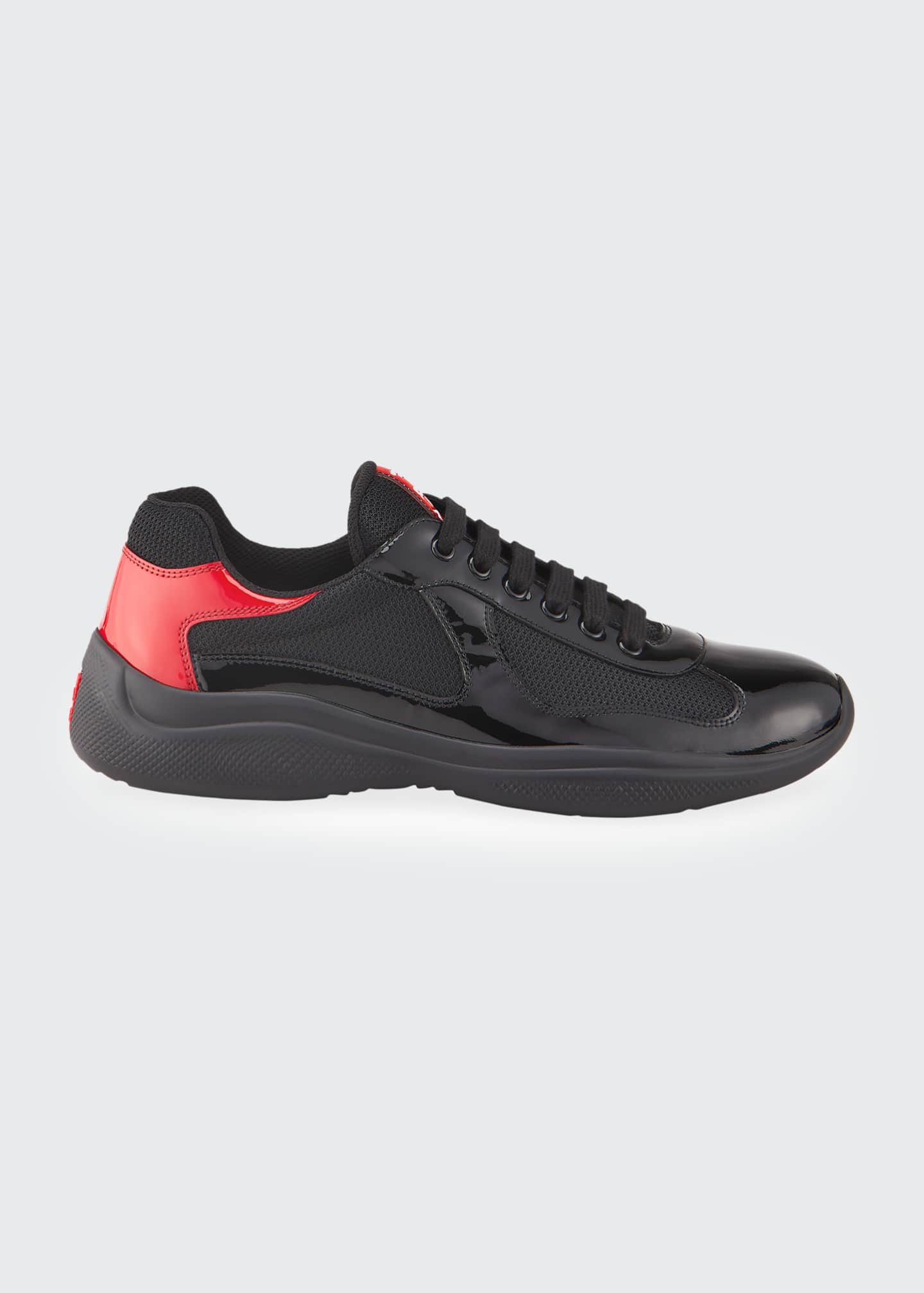 prada men's america's cup leather sneaker