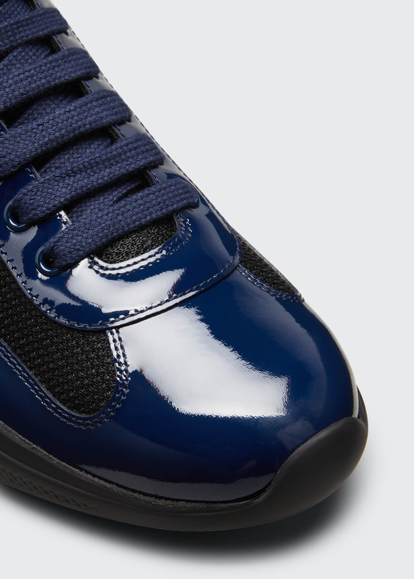 prada men's america's cup leather sneaker
