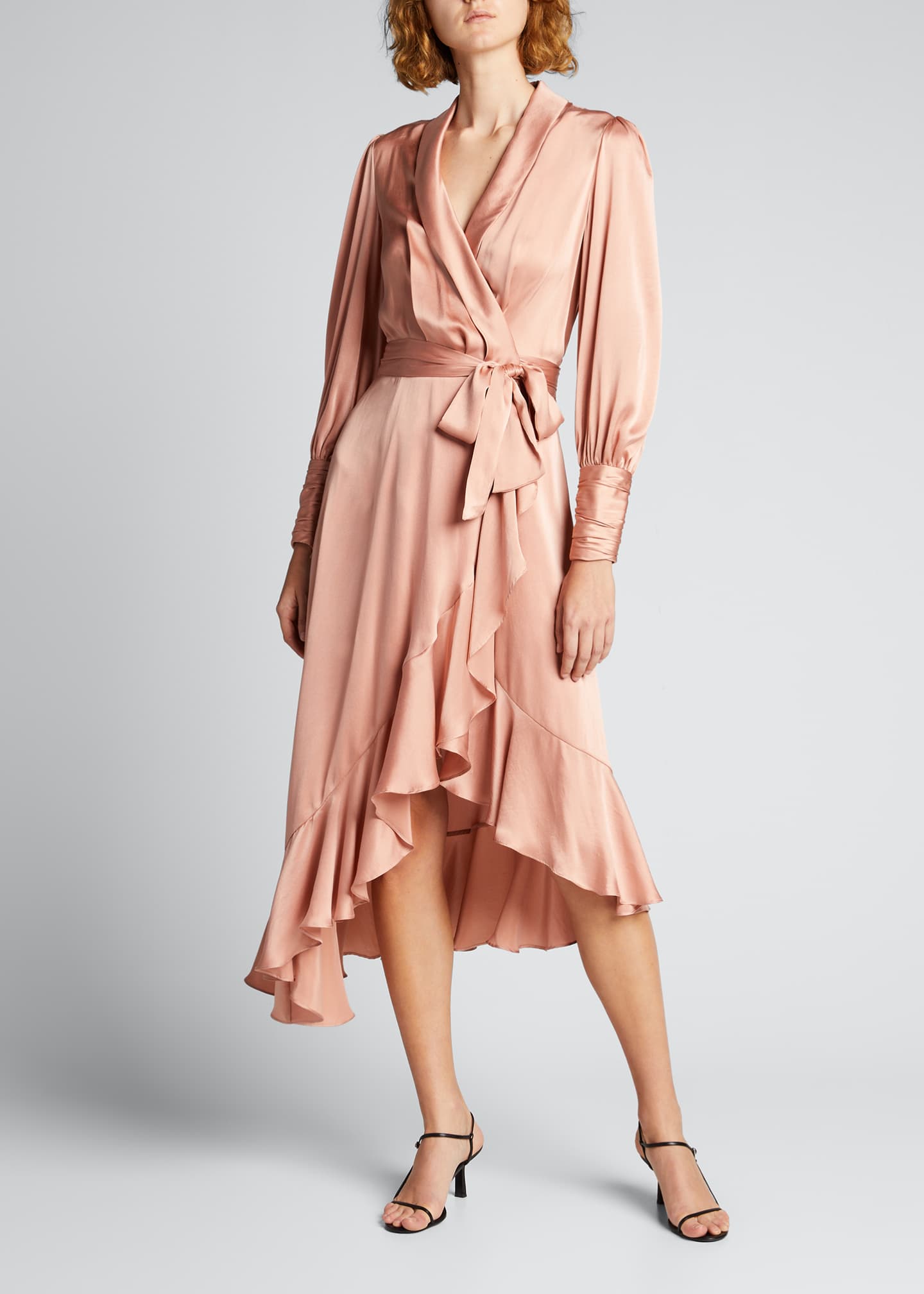 zimmermann batwing silk midi
