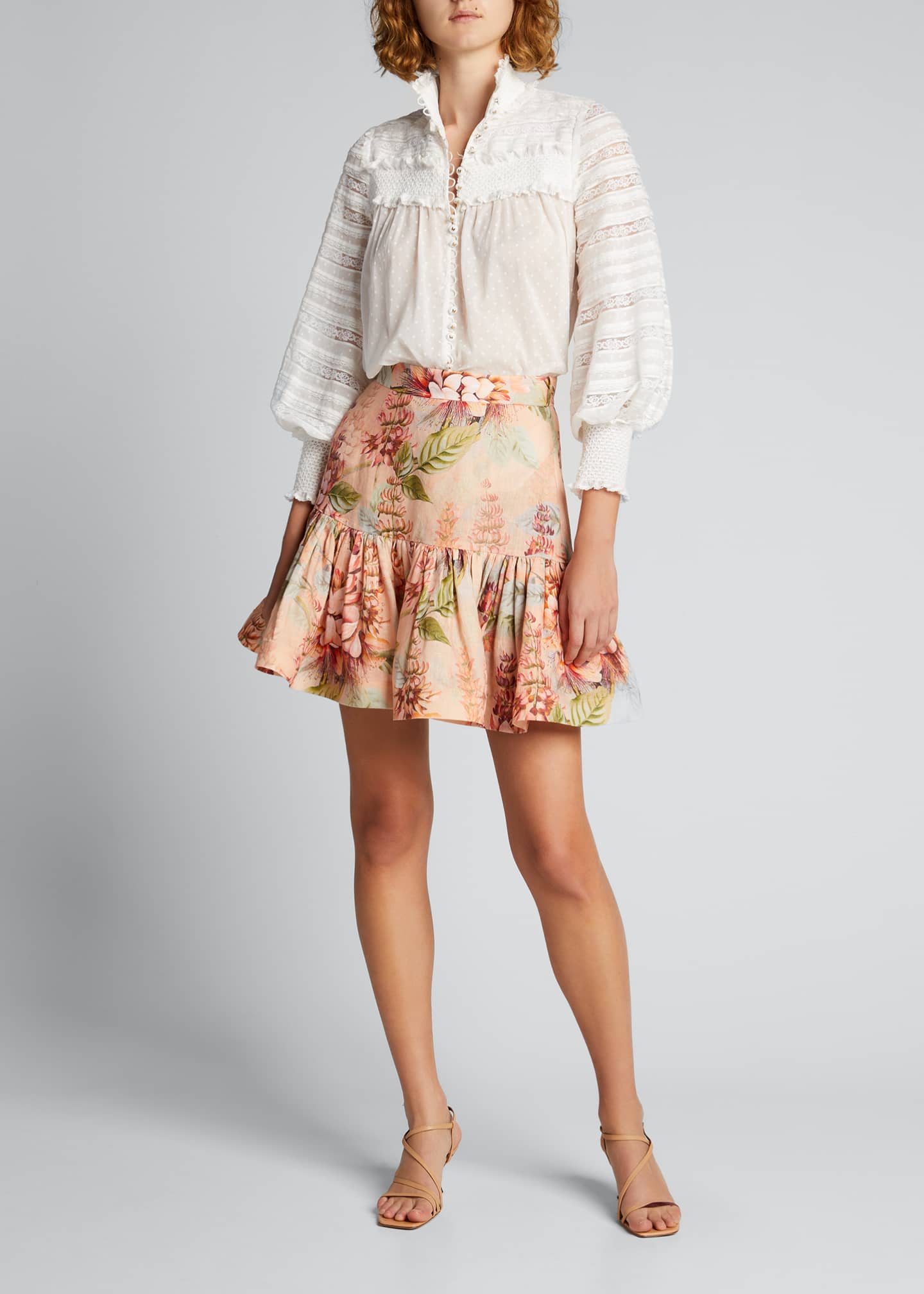 zimmermann candescent plunge neck mini