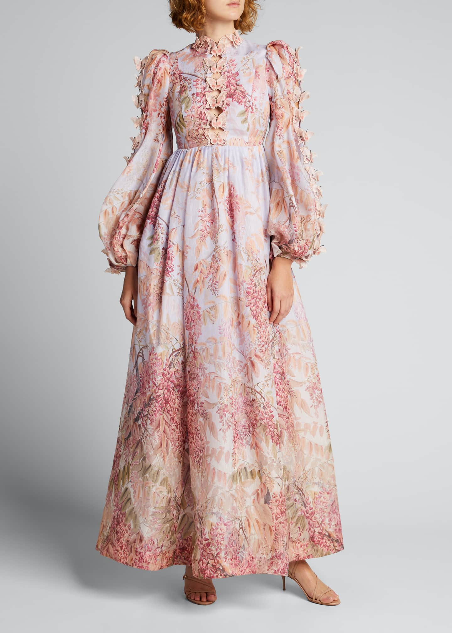 zimmermann butterfly gown