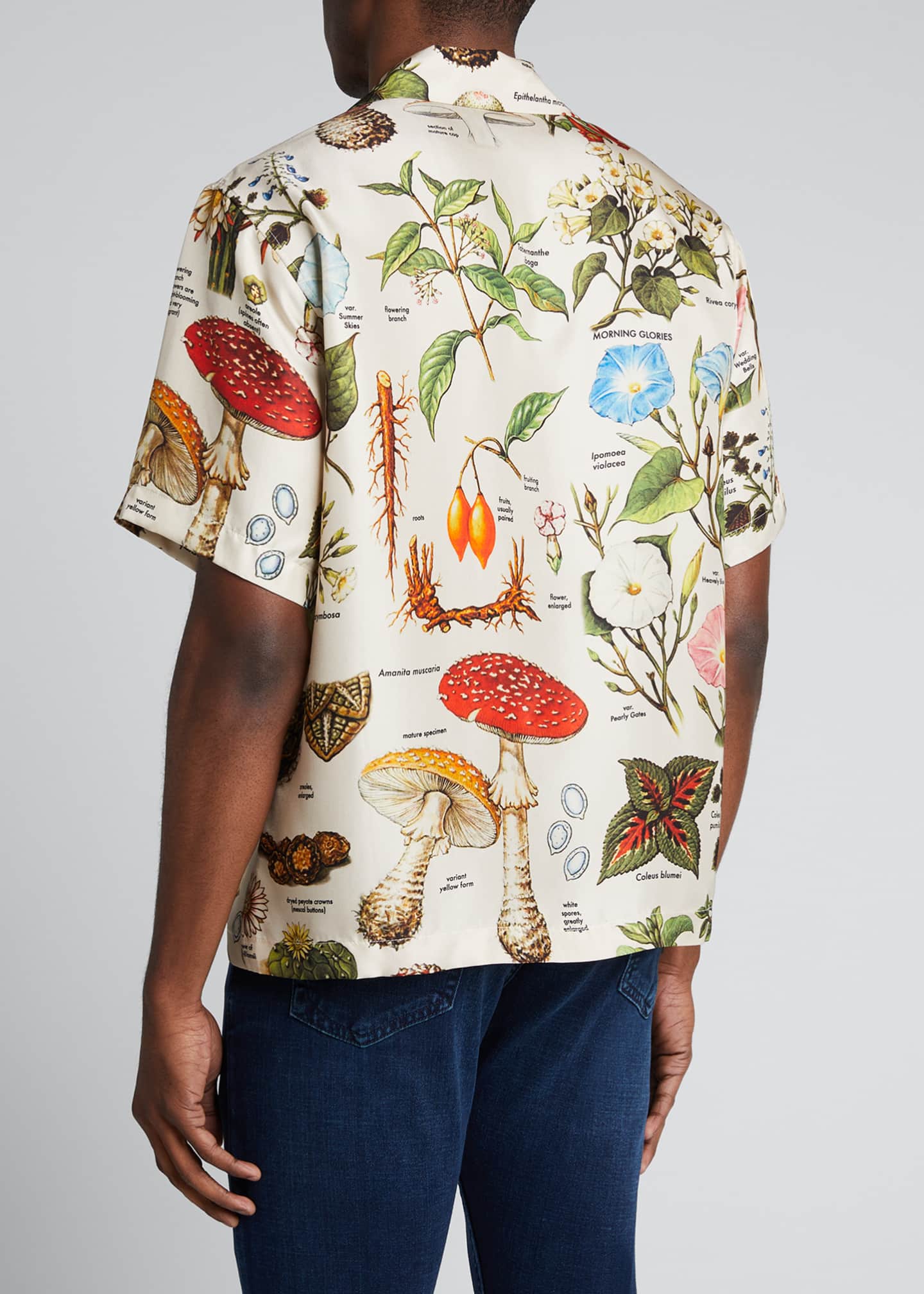 Amiri Men's Psychedelic Washed Silk Camp Shirt Bergdorf Goodman