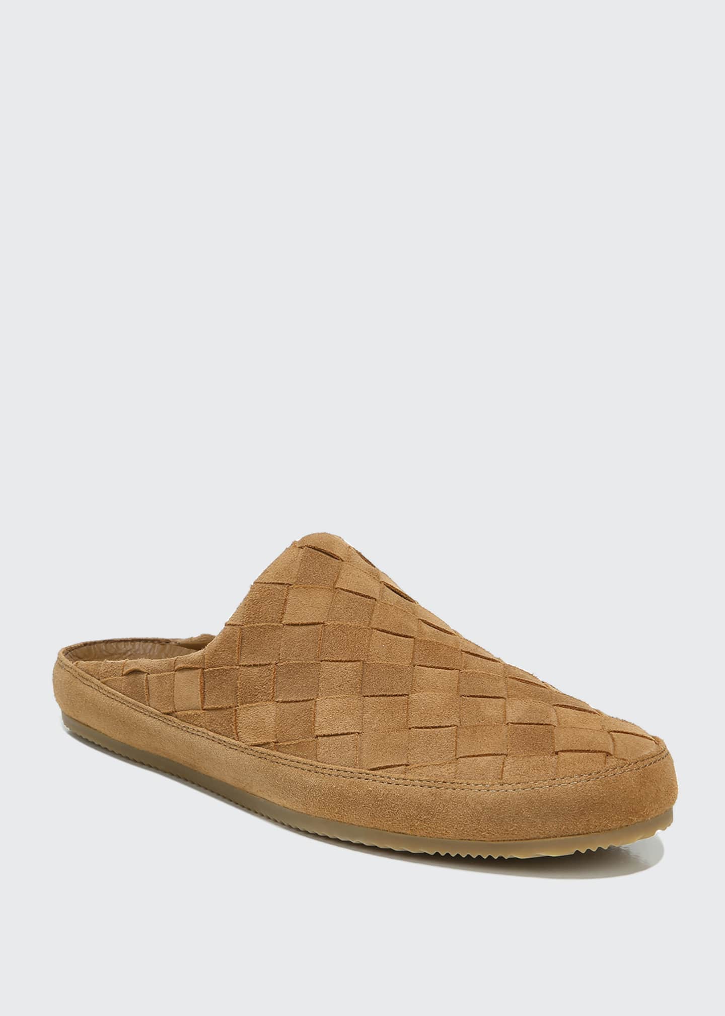 vince freeman woven leather slippers