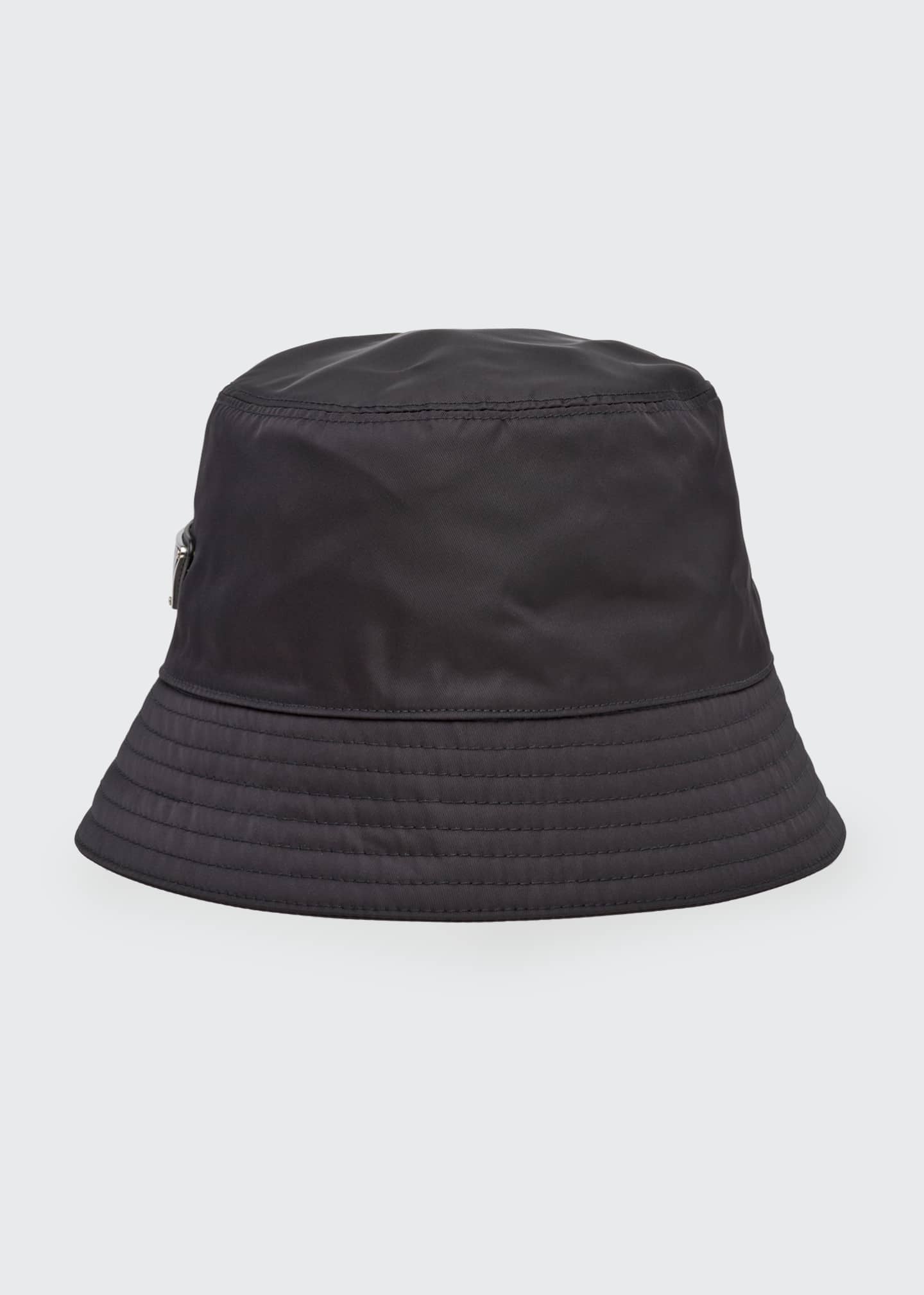 Prada Men's Nylon Logo Bucket Hat - Bergdorf Goodman