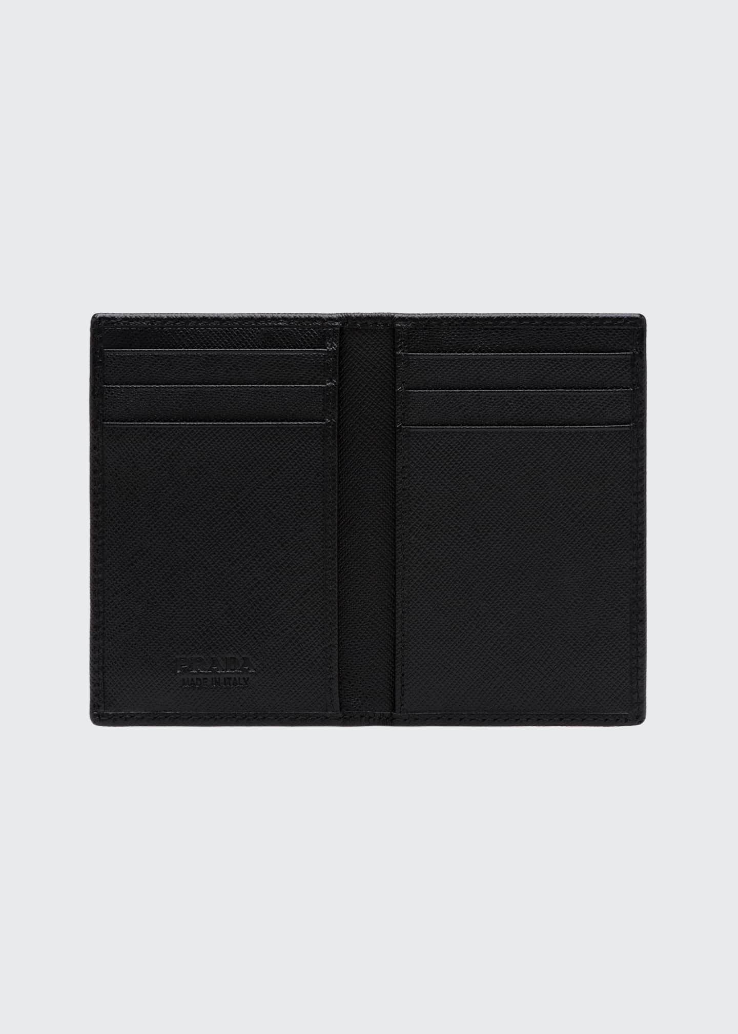 Prada Men's Saffiano Slim Card Holder Wallet Bergdorf Goodman