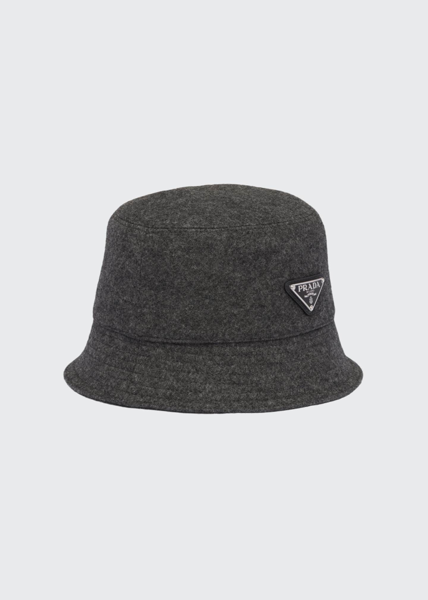 Prada Men's Wool Bucket Hat Bergdorf Goodman