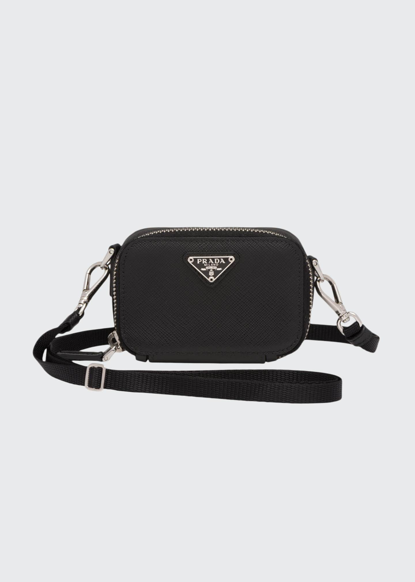 Prada Men's Saffiano Leather Mini Bag - Bergdorf Goodman