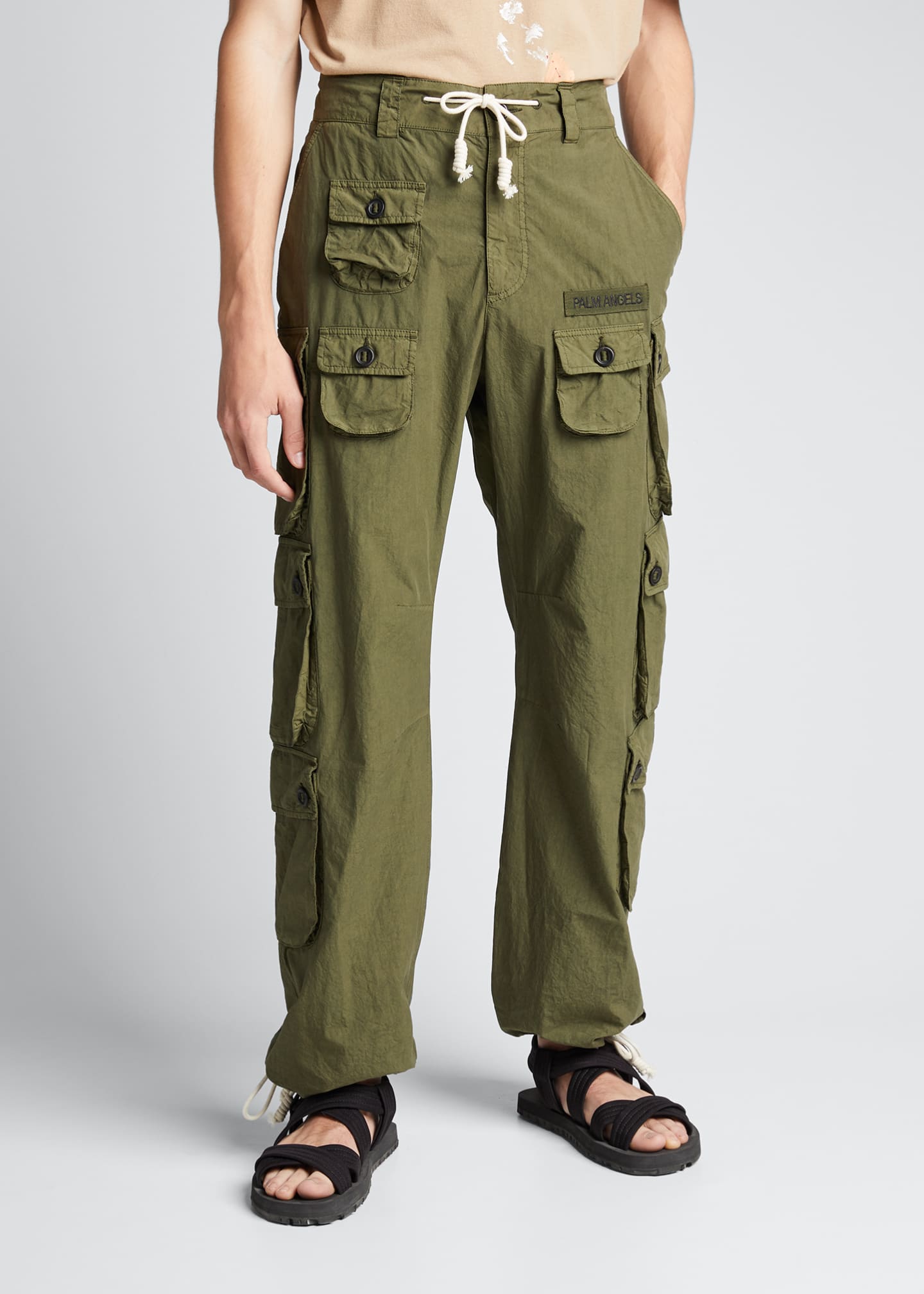 palm angels cargo trousers