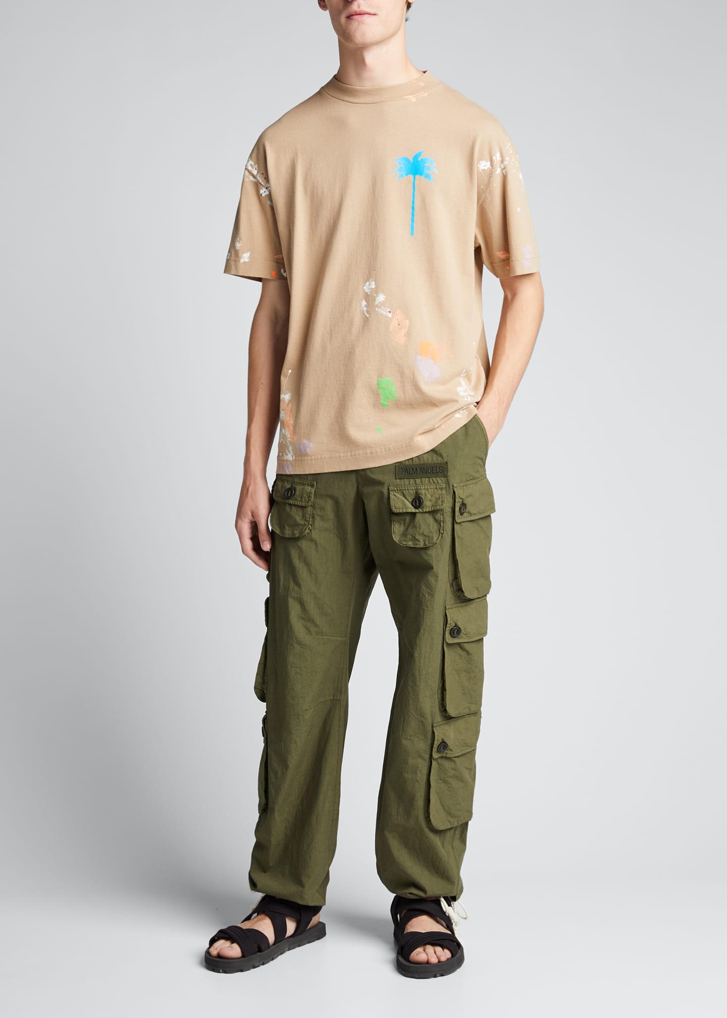 palm angels cargo trousers