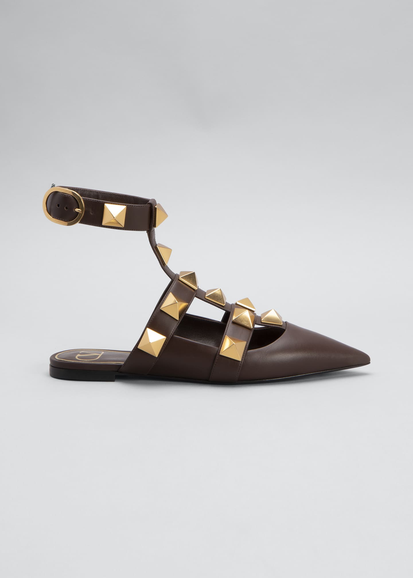 valentino garavani roman stud derby shoes