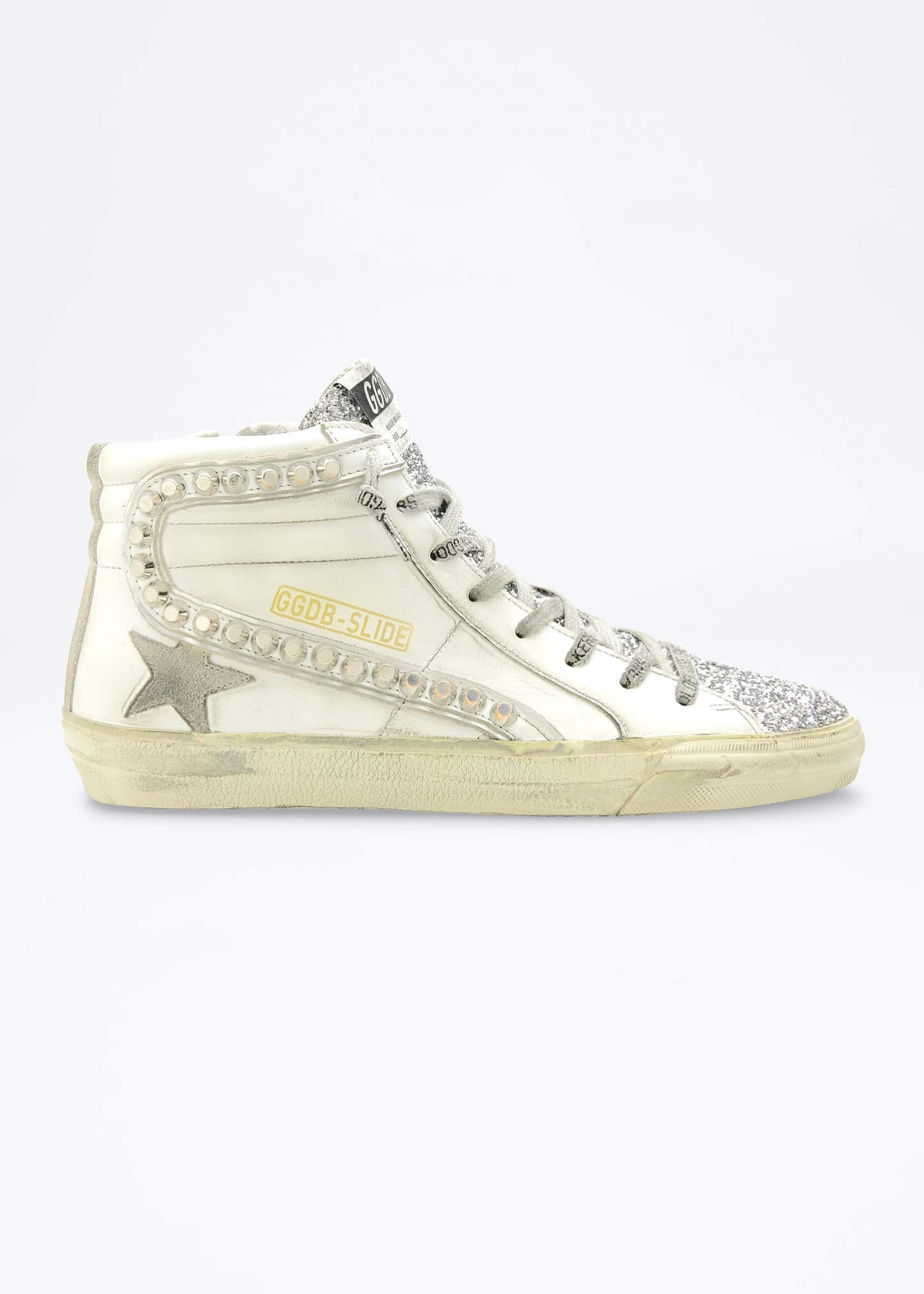golden goose glitter high top