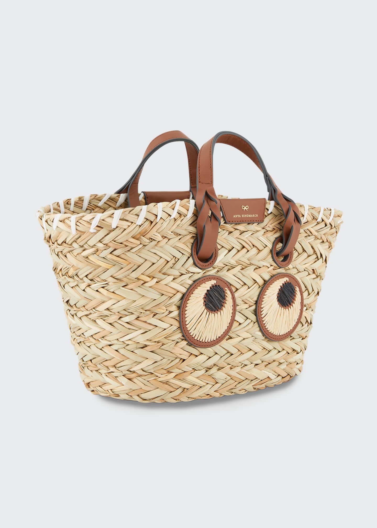 Anya Hindmarch Small Paper Eyes Basket Tote Bag - Bergdorf Goodman
