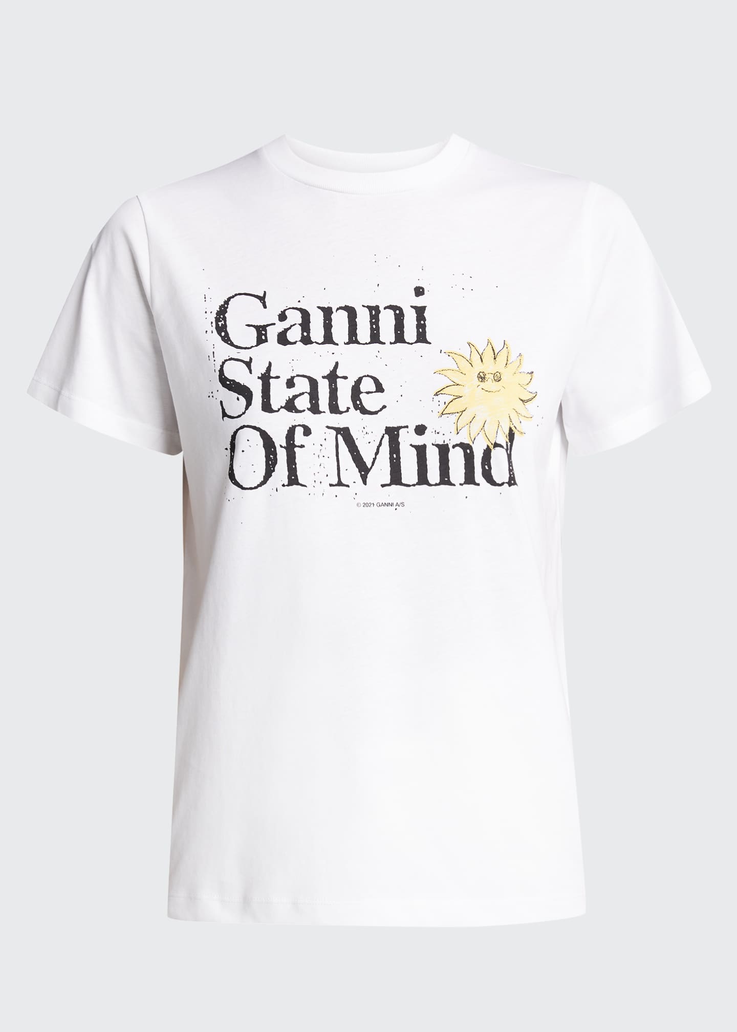 ganni basic cotton jersey