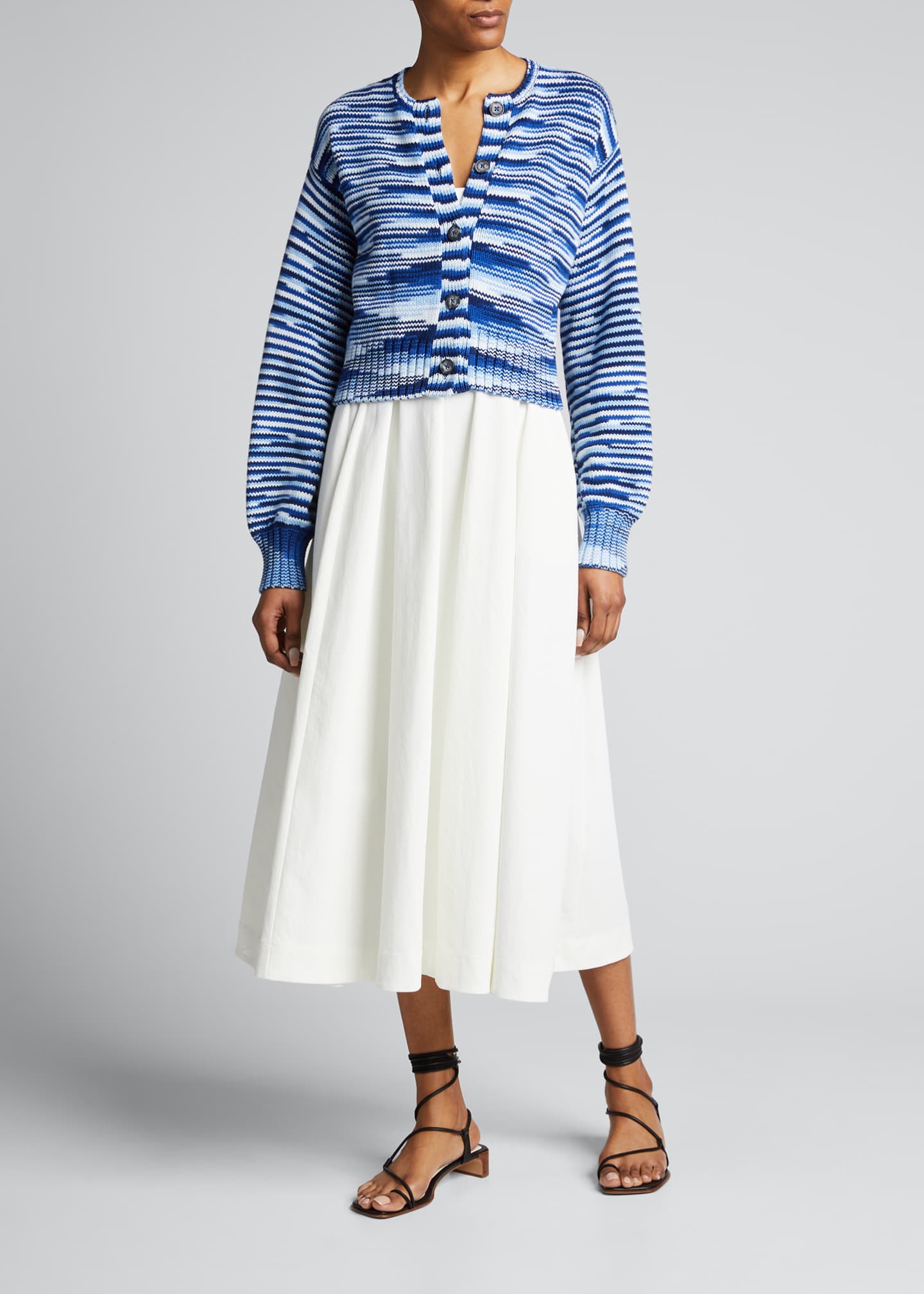 Varese Striped Knit Cardigan