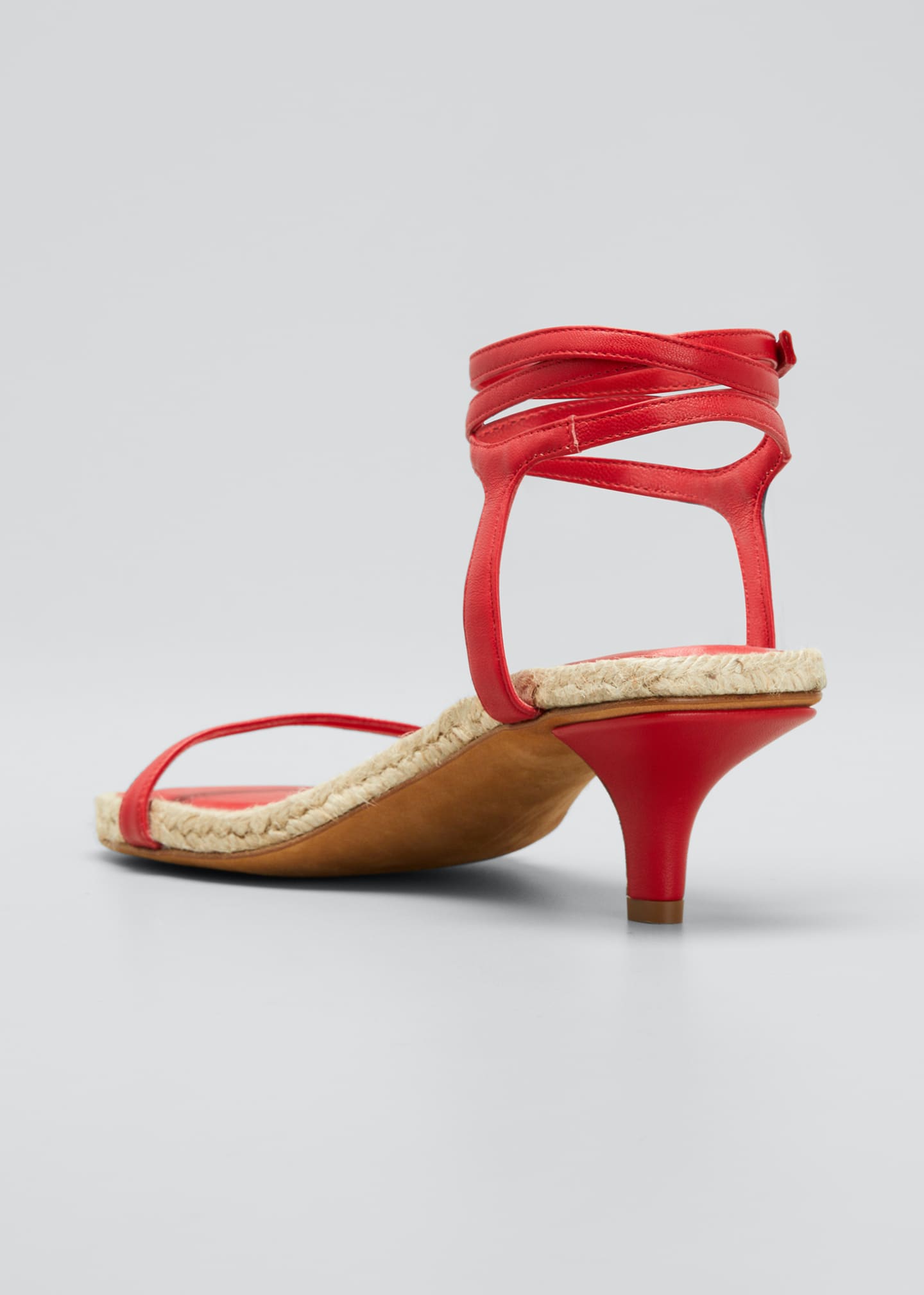 low heel espadrille sandals