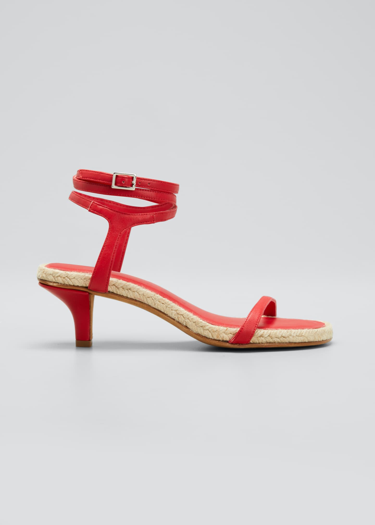 low heel espadrille sandals