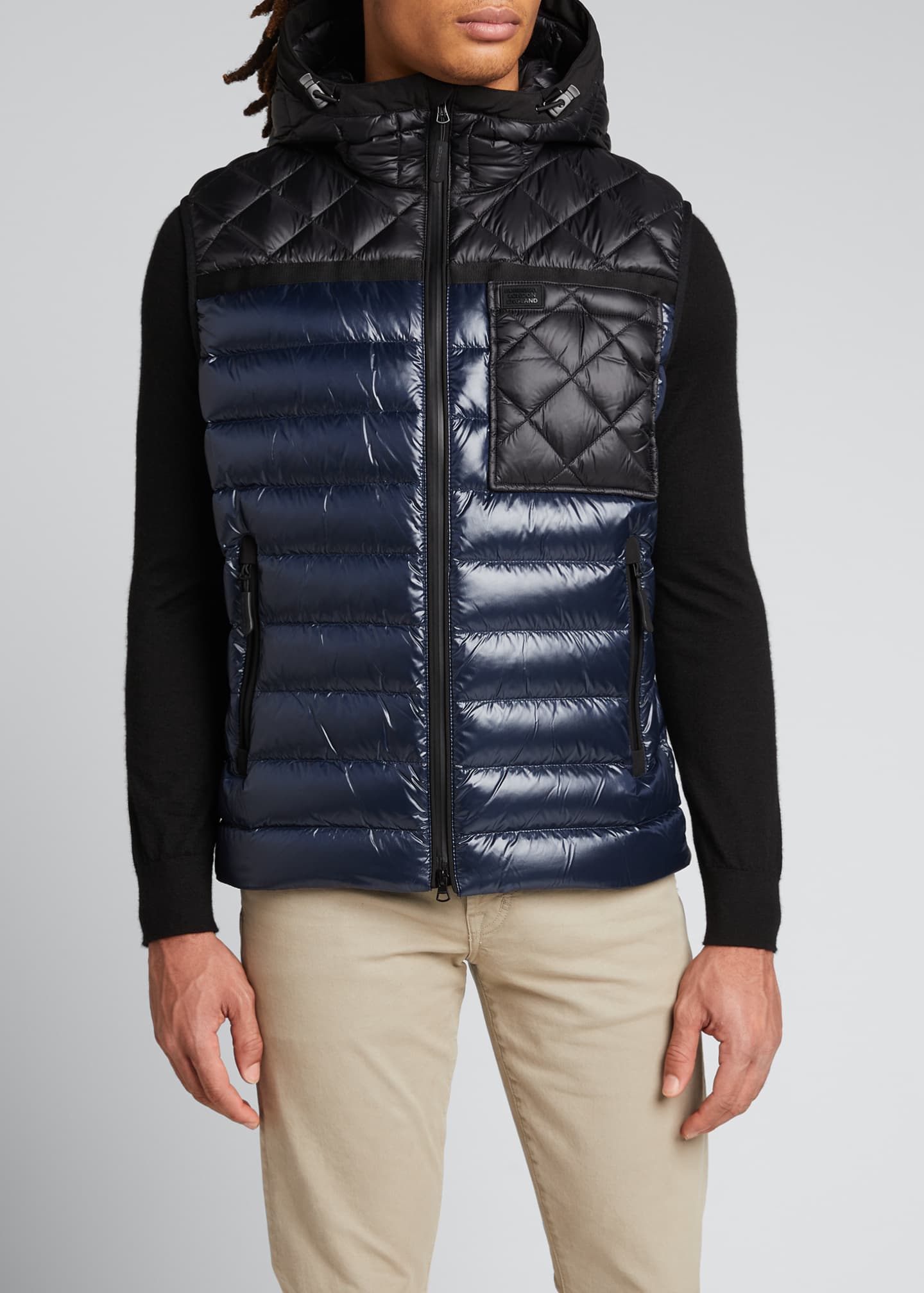 Burberry bubble vest sale