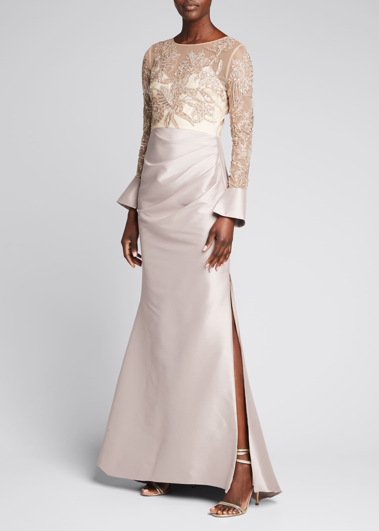 badgley mischka mikado gown