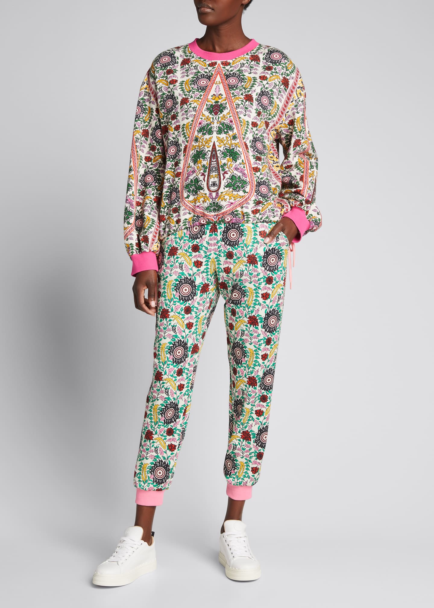 alice and olivia floral pants