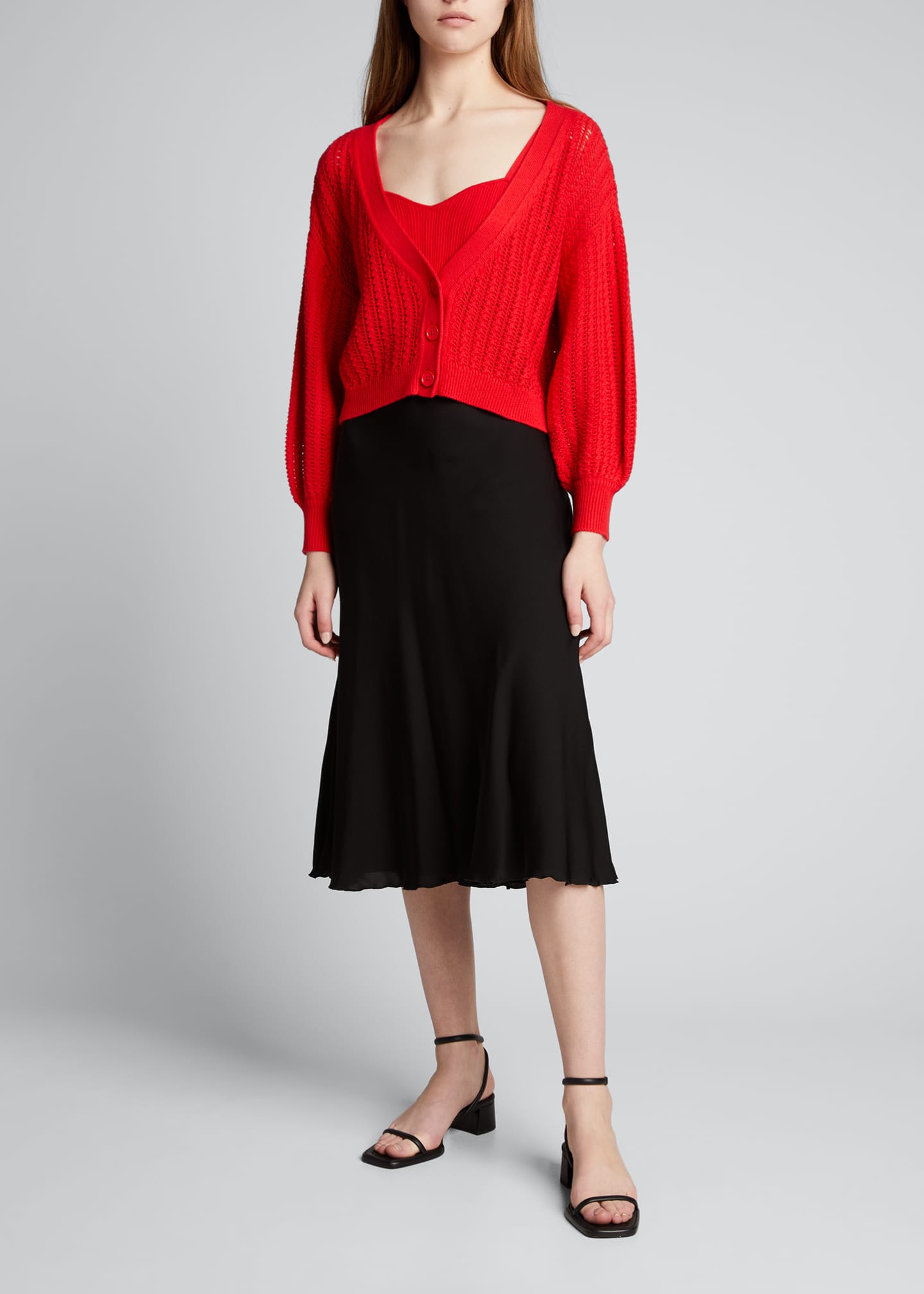 Windsor Deep-V Slouchy Cardigan