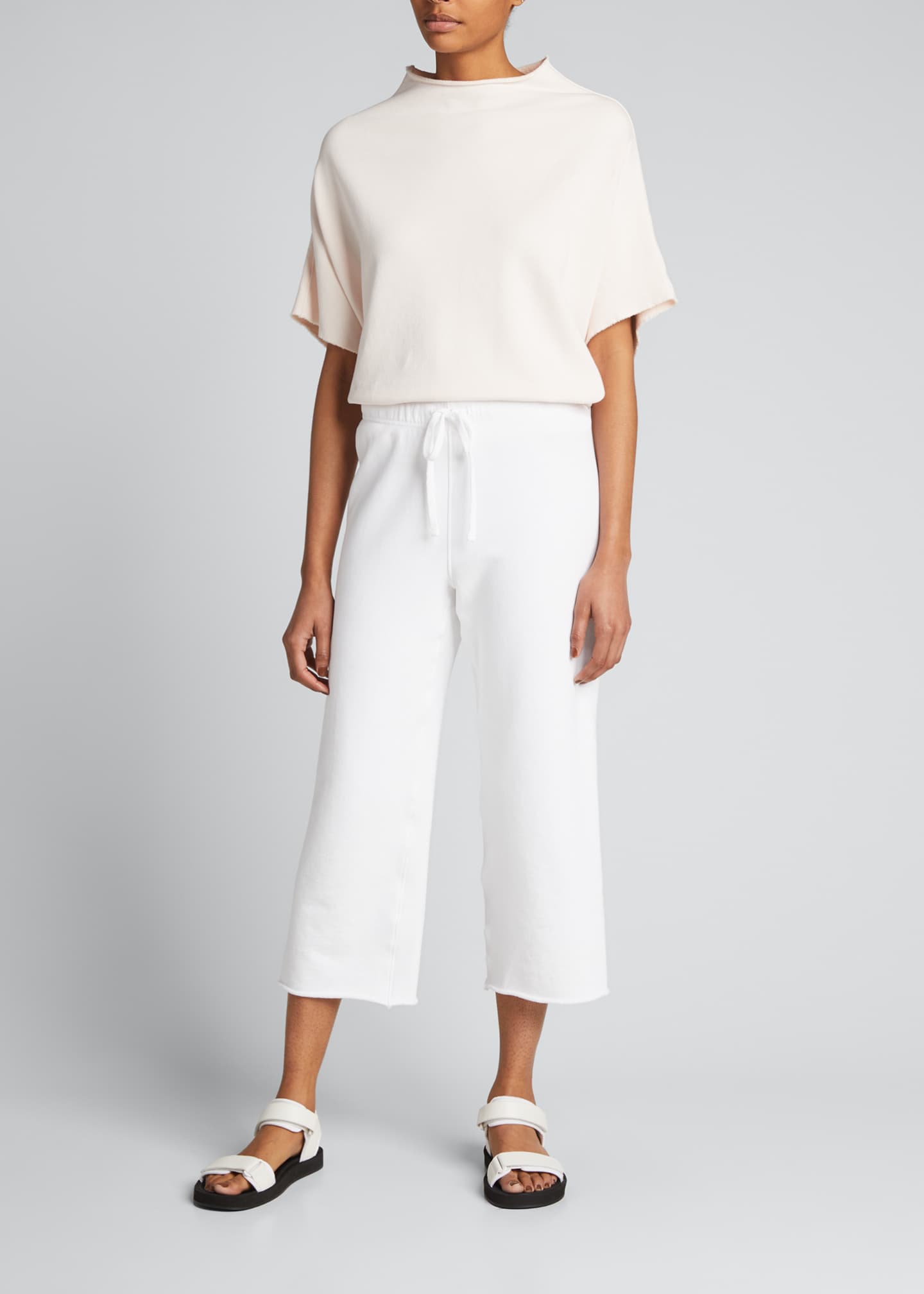 Frank Eileen Funnel Neck Capelet Top Bergdorf Goodman