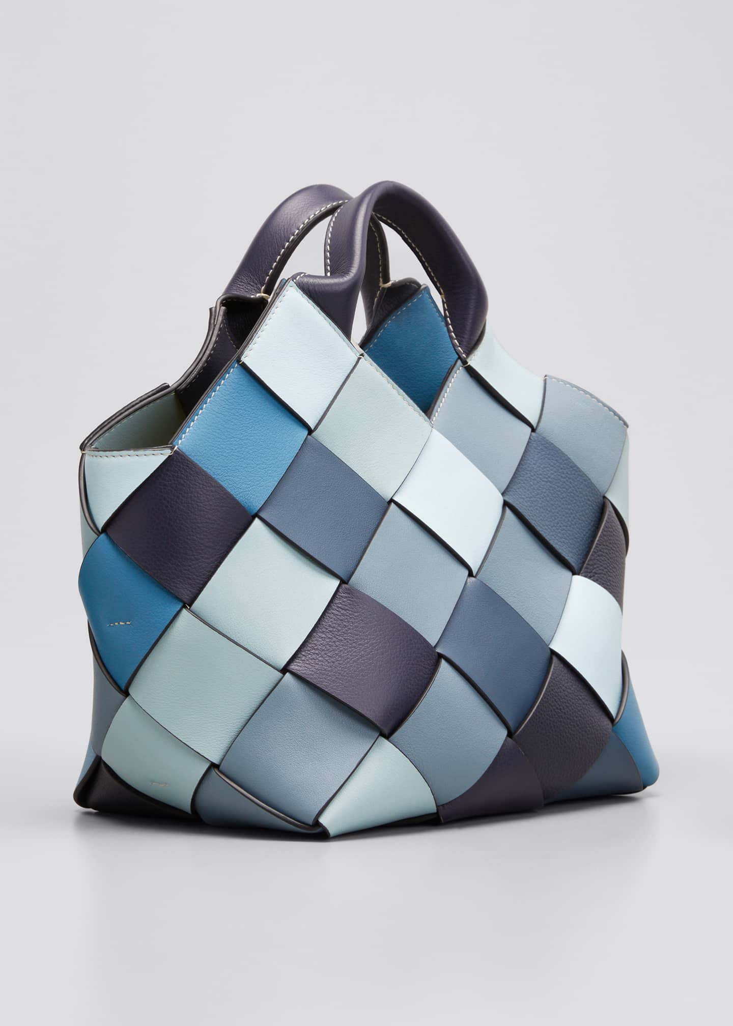 colorblock mini tote bag