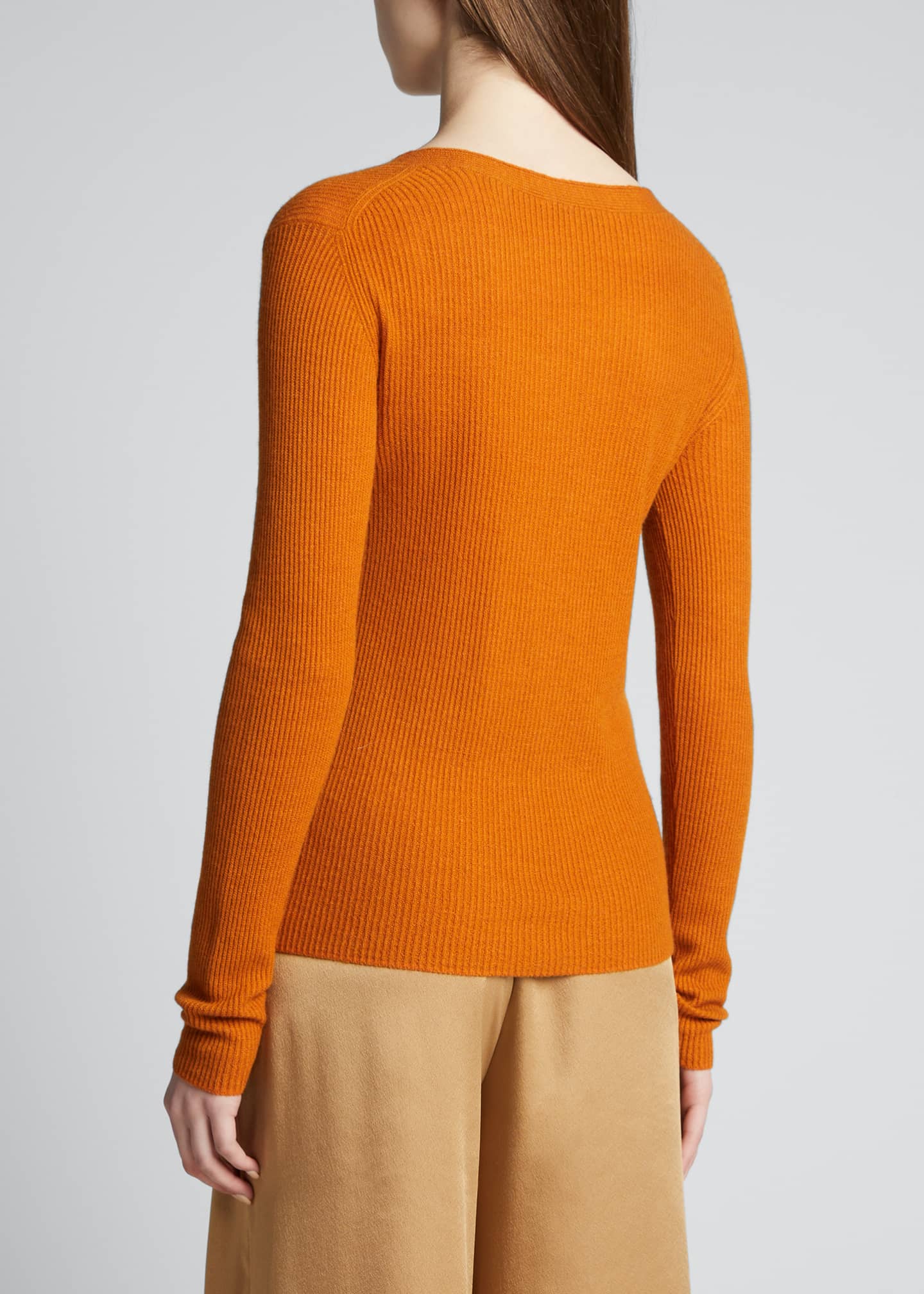 Vince Long-Sleeve V-Neck Henley Top - Bergdorf Goodman