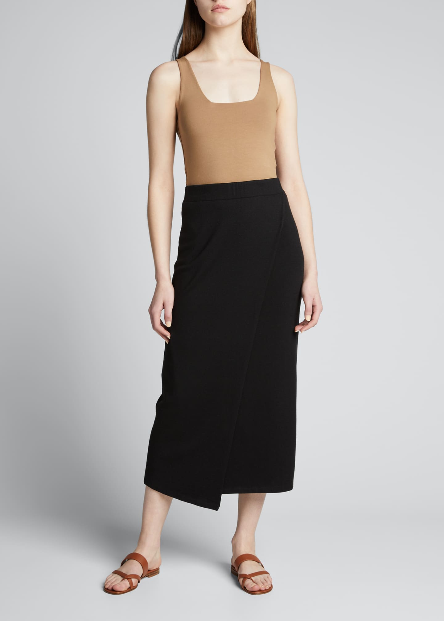 Vince Asymmetric Overlap Skirt Bergdorf Goodman