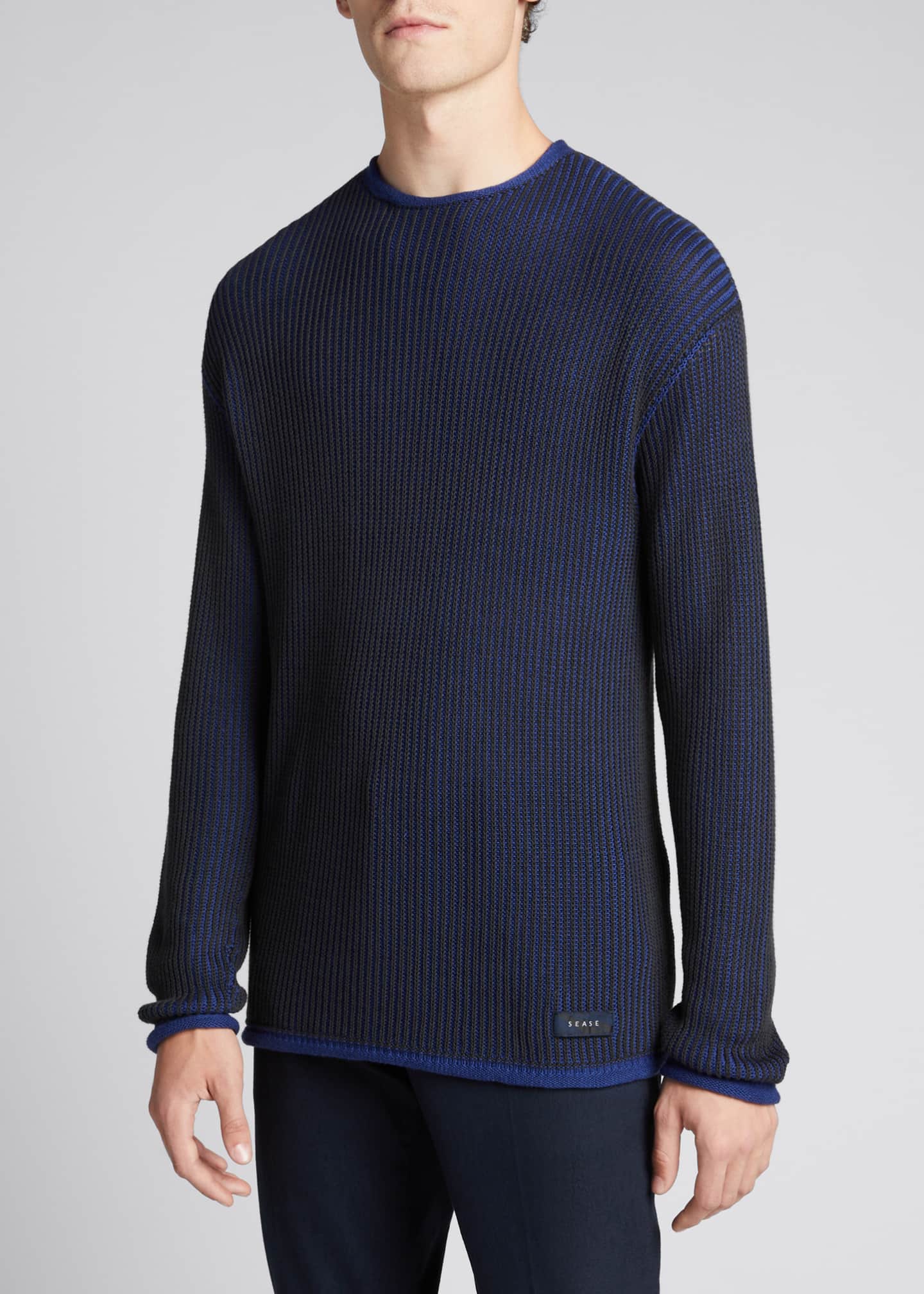 Sease Men's Ketch Seamless Rib-Knit Sweater - Bergdorf Goodman