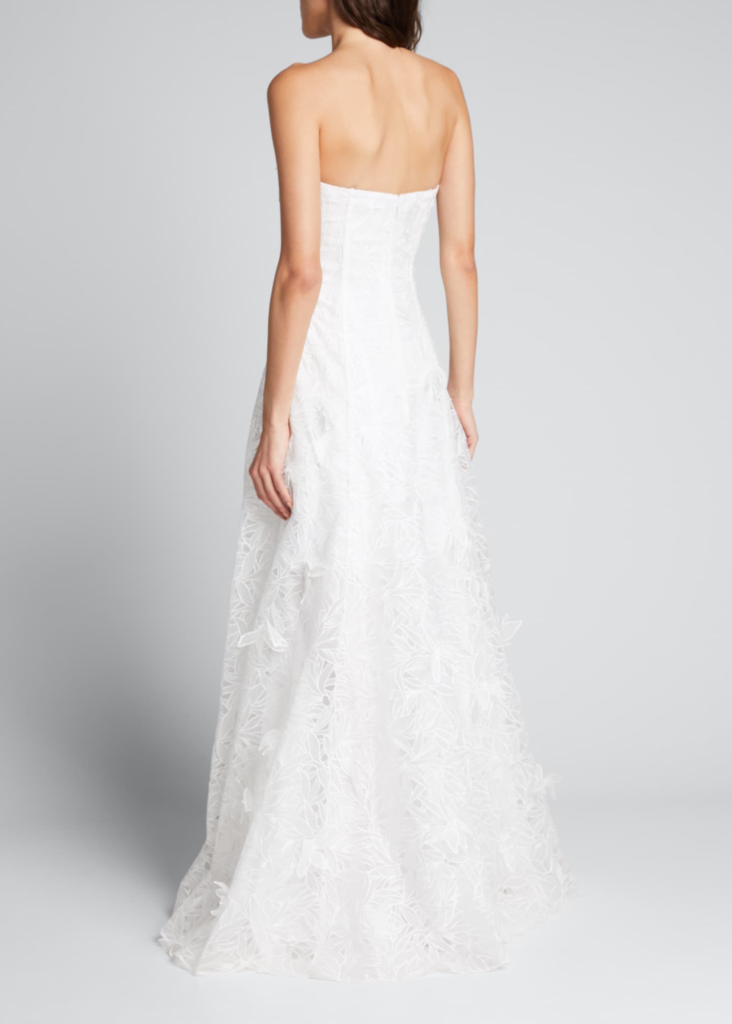 marchesa notte 3d embroidered gown