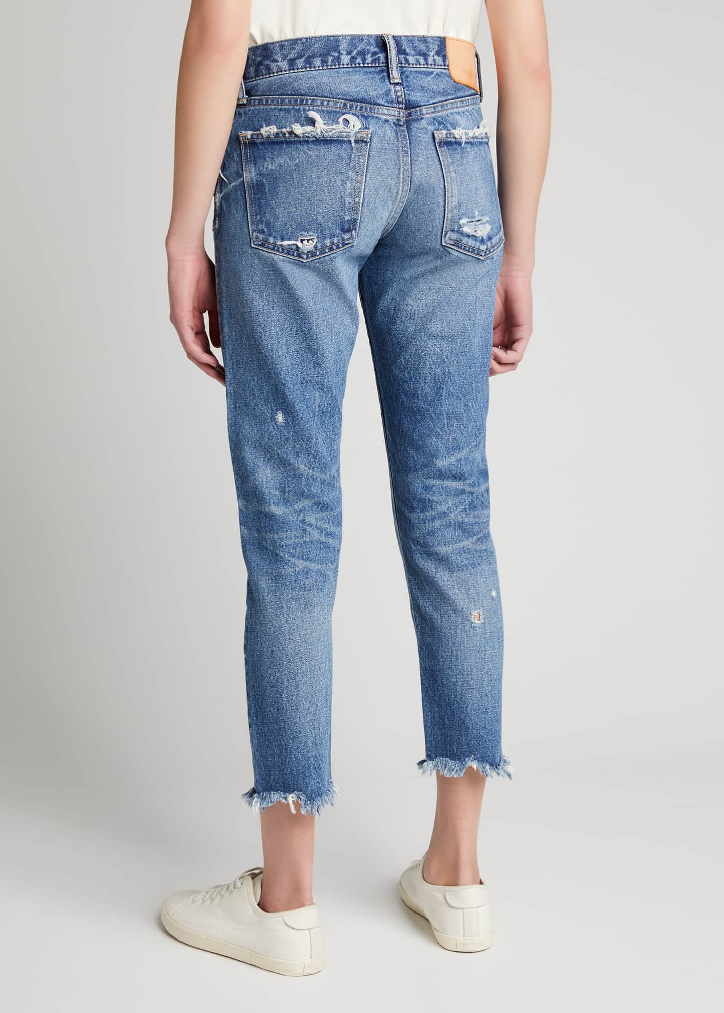 MOUSSY VINTAGE Keller Tapered Cropped Jeans - Bergdorf Goodman