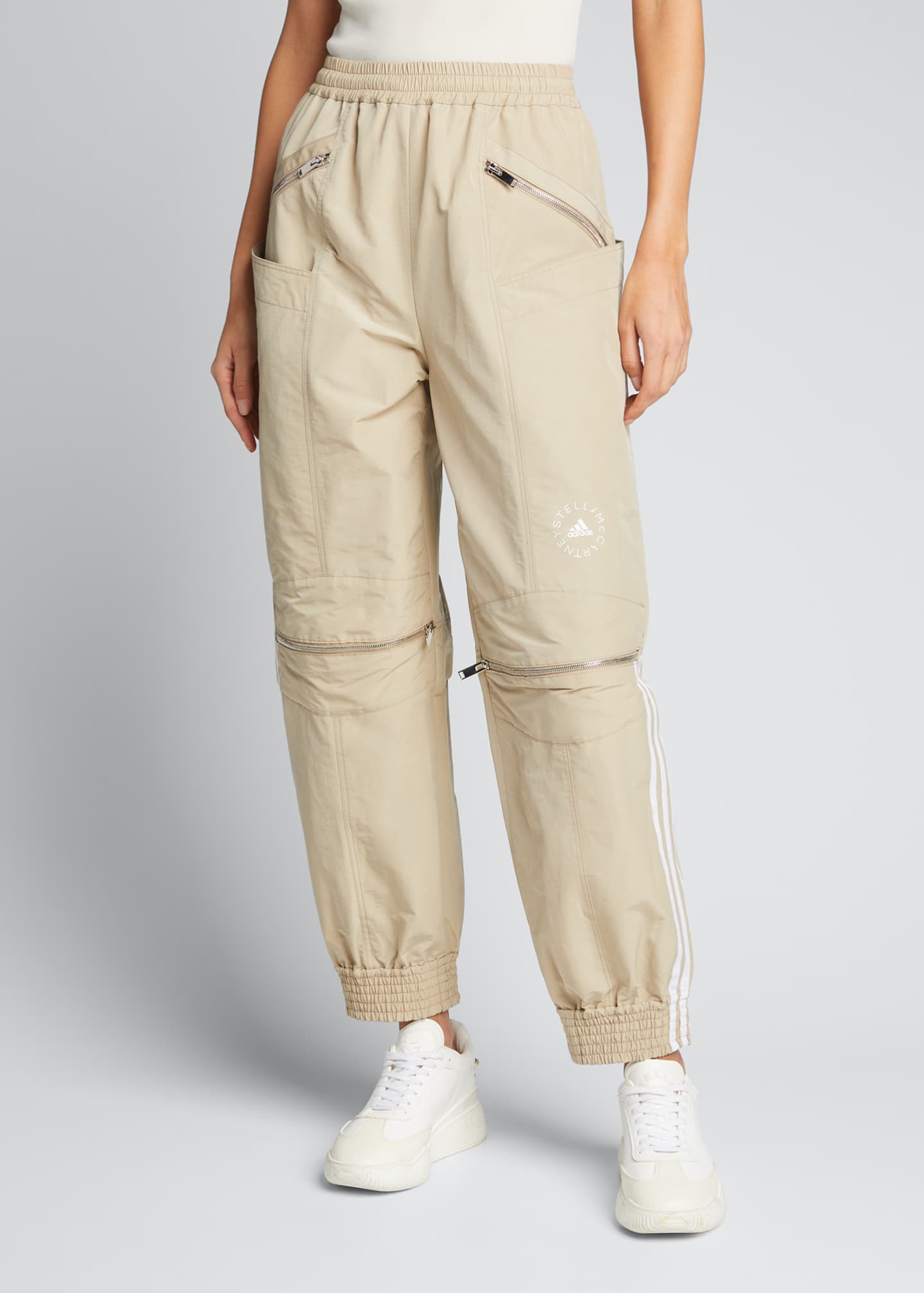 polar striped cargo pants