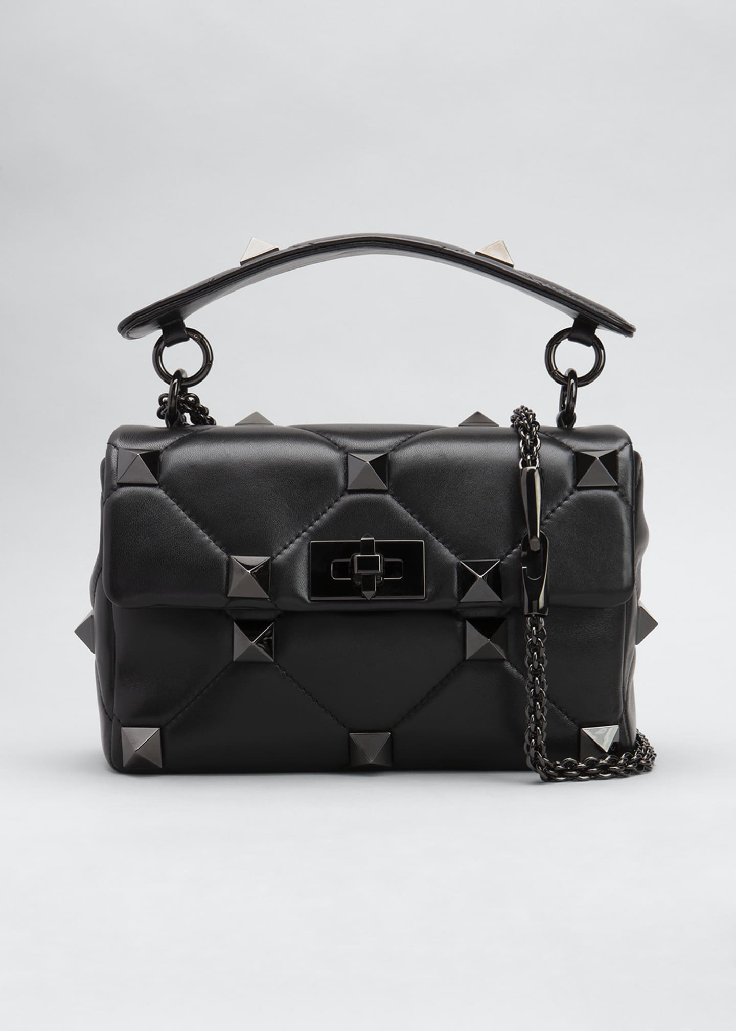 Valentino Garavani Tonal Roman Stud Small Quilted Shoulder Bag Bergdorf Goodman