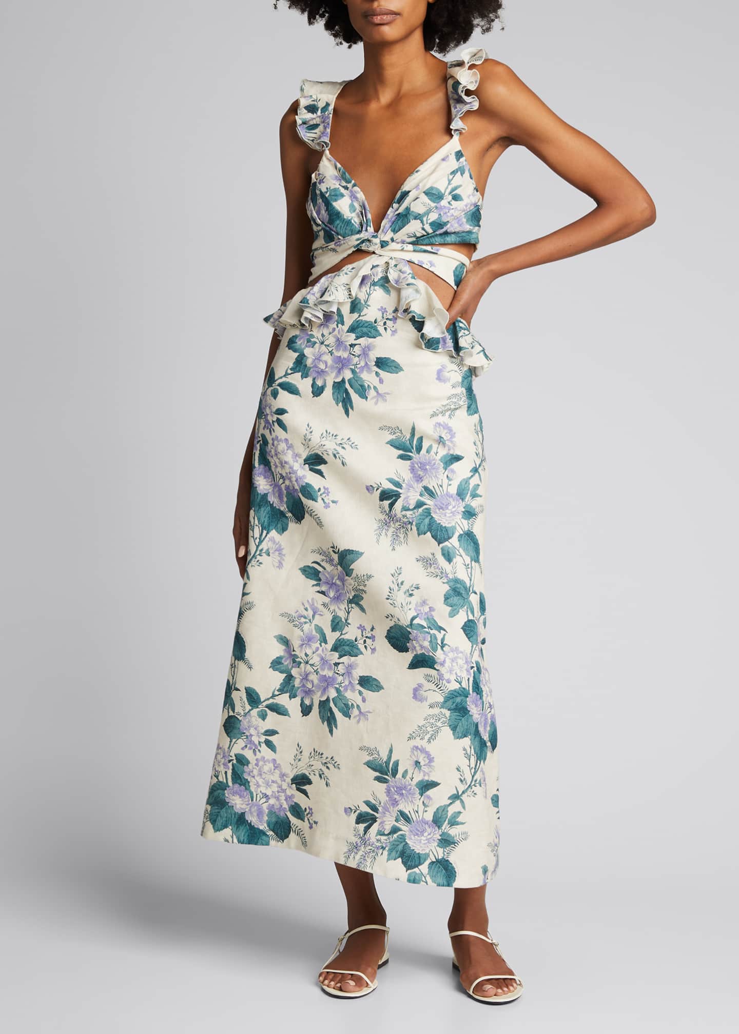 zimmermann ruffle gown