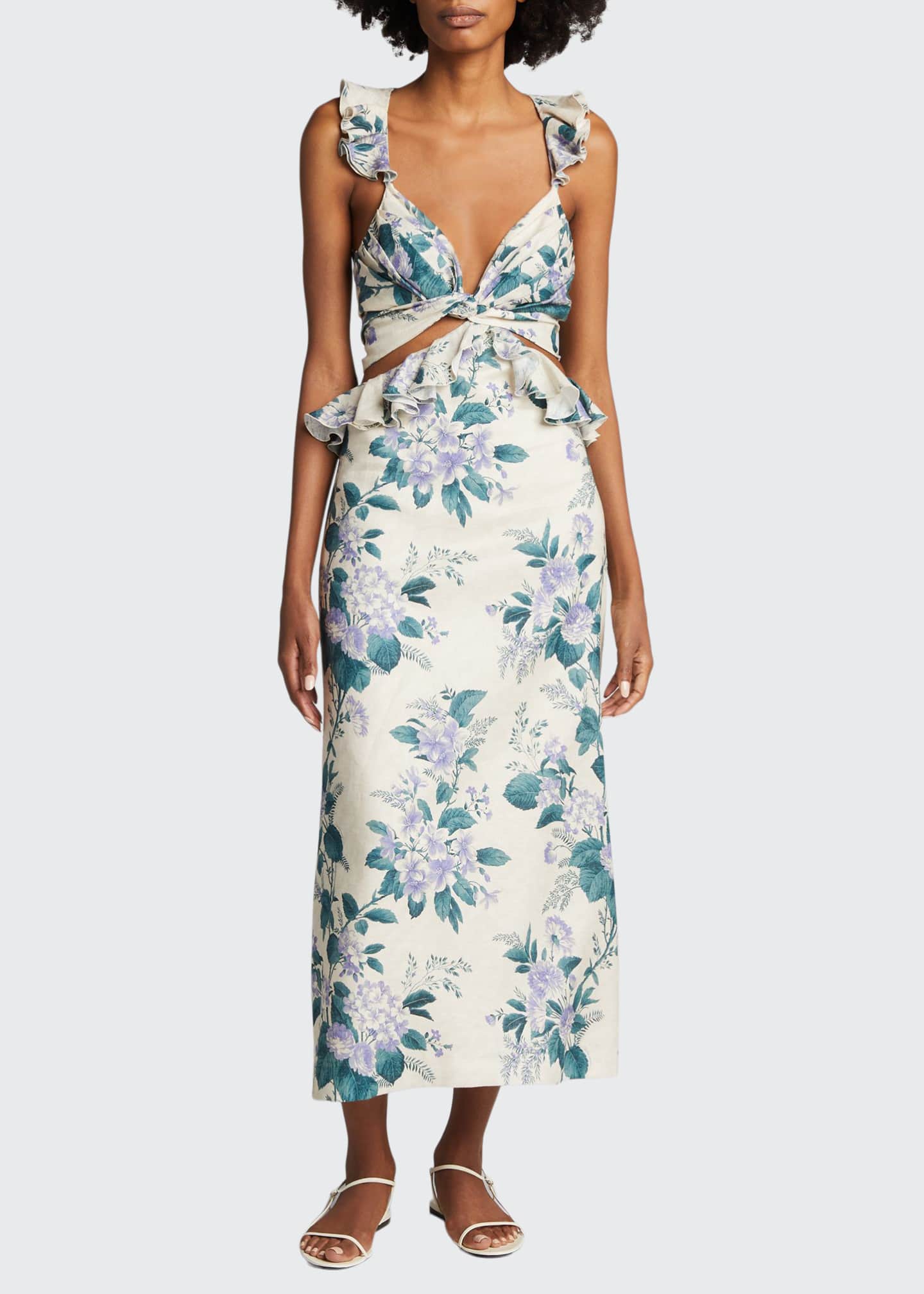 zimmermann ruffle gown