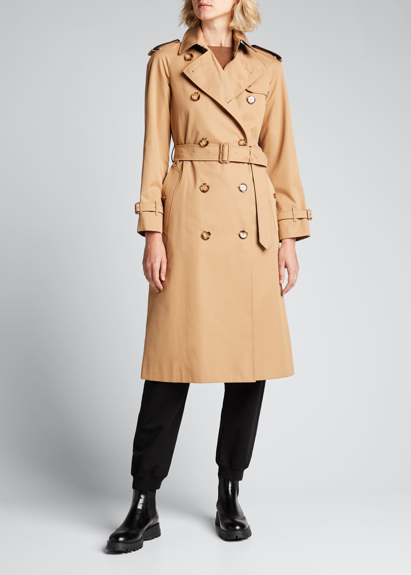 Burberry Waterloo Classic Double-Breasted Trench Coat - Bergdorf Goodman