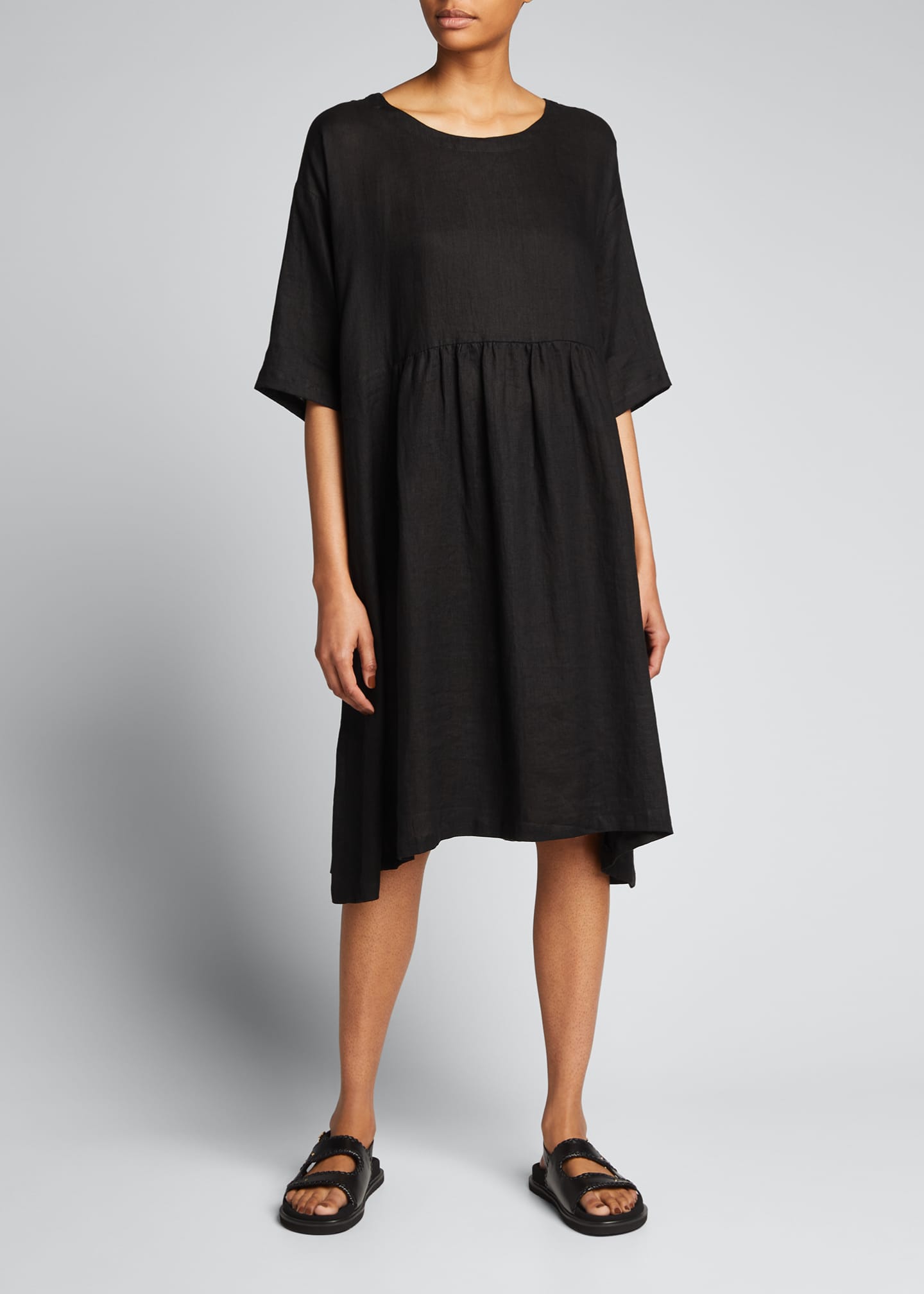 eskandar linen dress