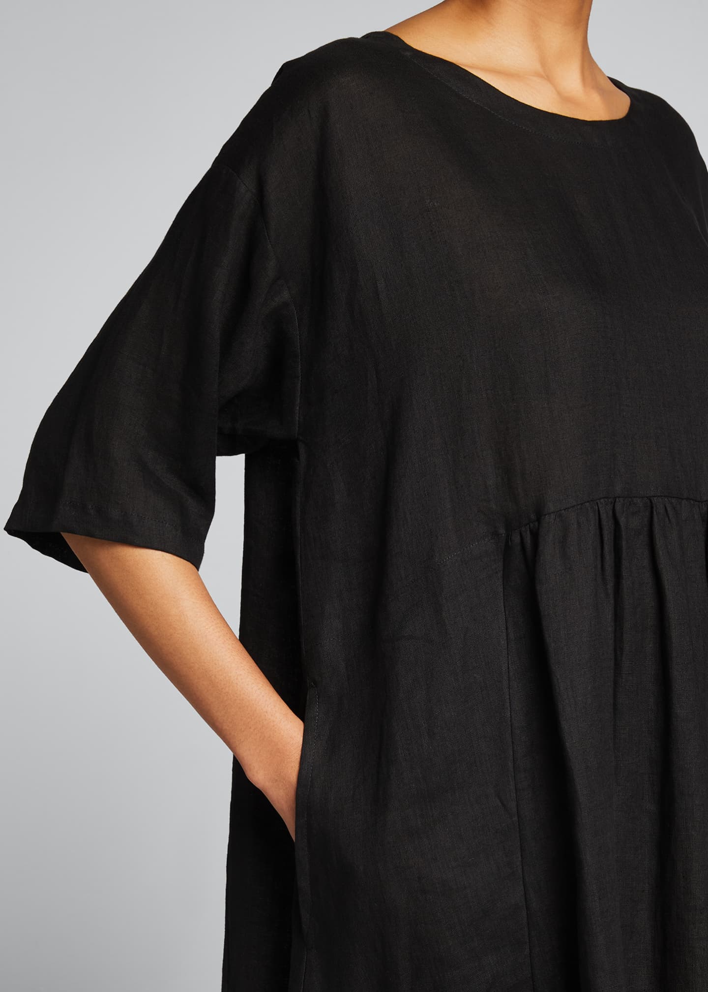 eskandar linen dress