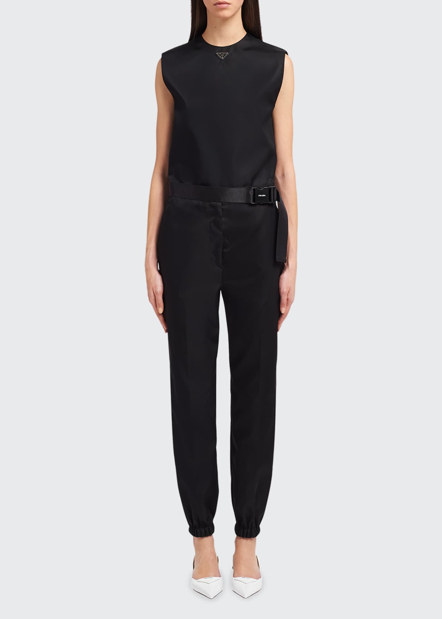 belted jogger pants